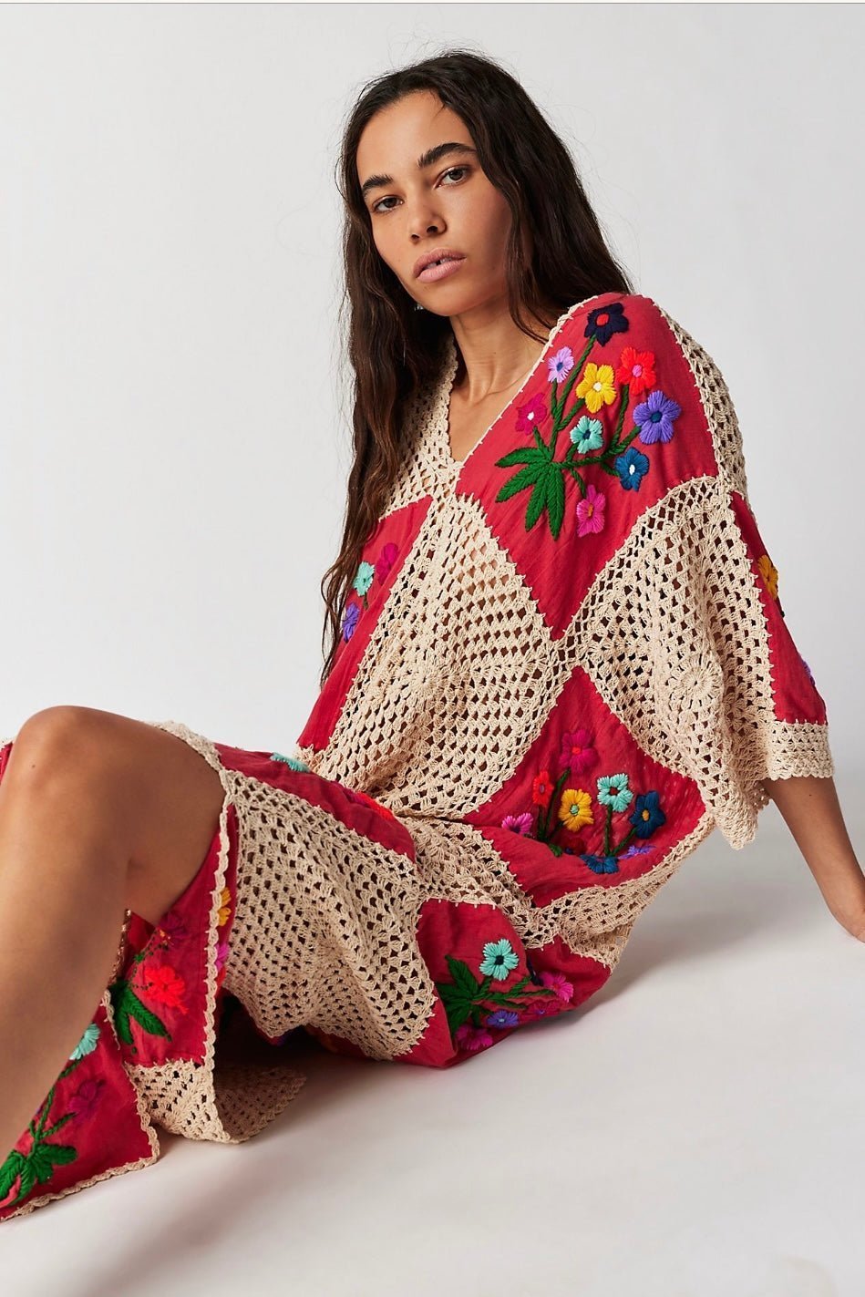 LOVE STORY CROCHET KAFTAN - MOMO STUDIO BERLIN - Berlin Concept Store - sustainable & ethical fashion