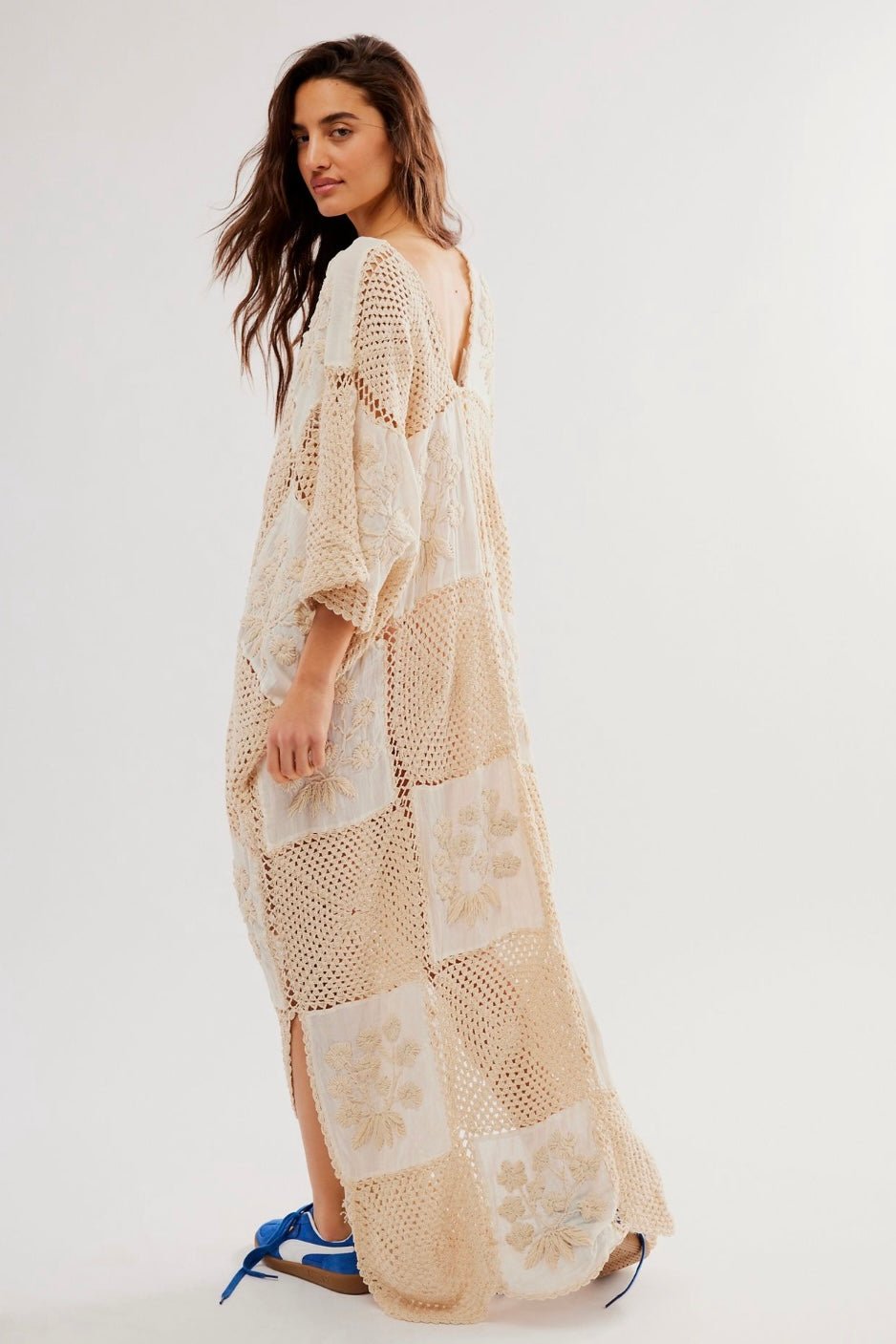 LOVE STORY CROCHET MAXI KAFTAN - MOMO STUDIO BERLIN - Berlin Concept Store - sustainable & ethical fashion