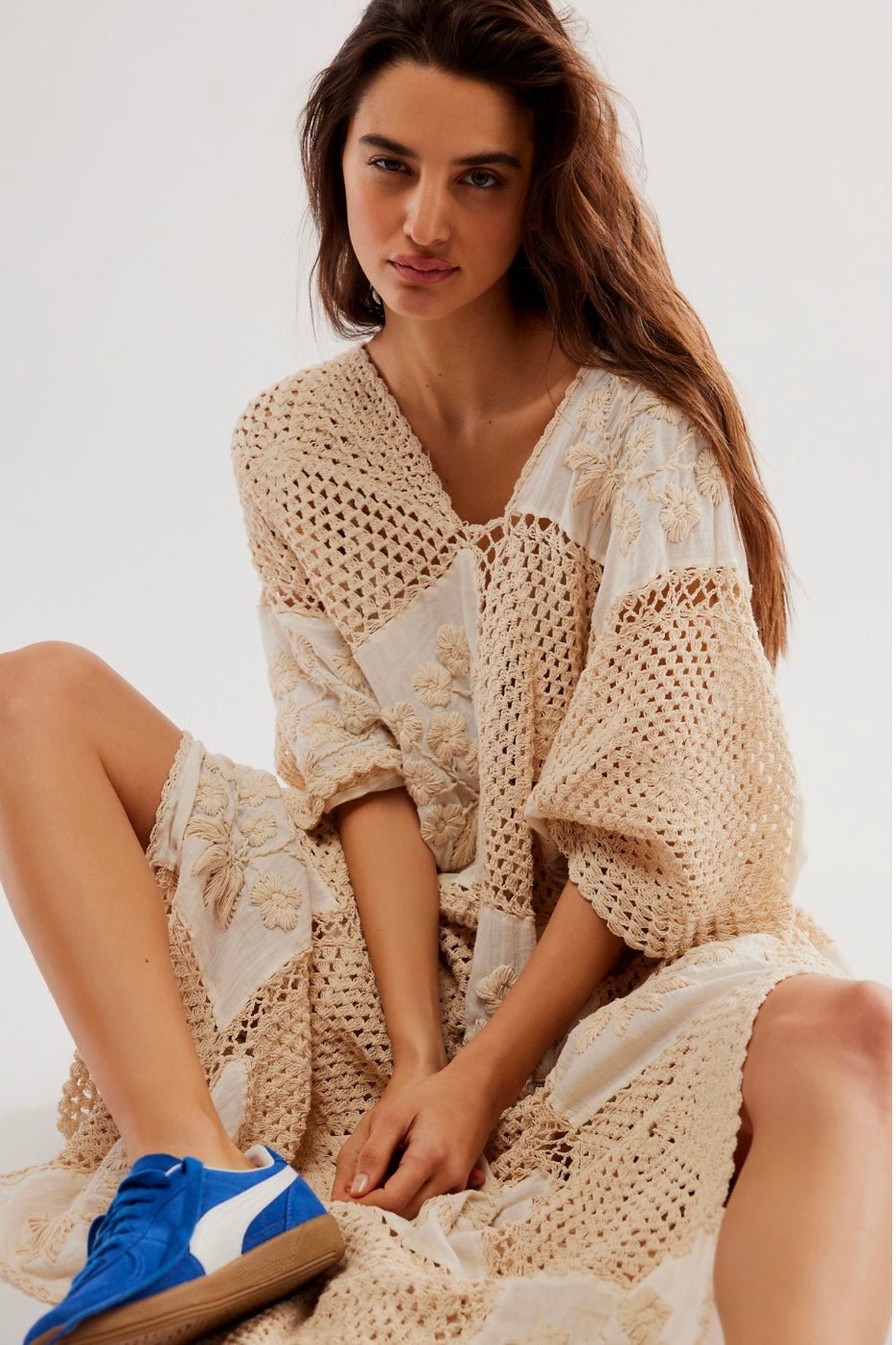 LOVE STORY CROCHET MAXI KAFTAN - MOMO STUDIO BERLIN - Berlin Concept Store - sustainable & ethical fashion