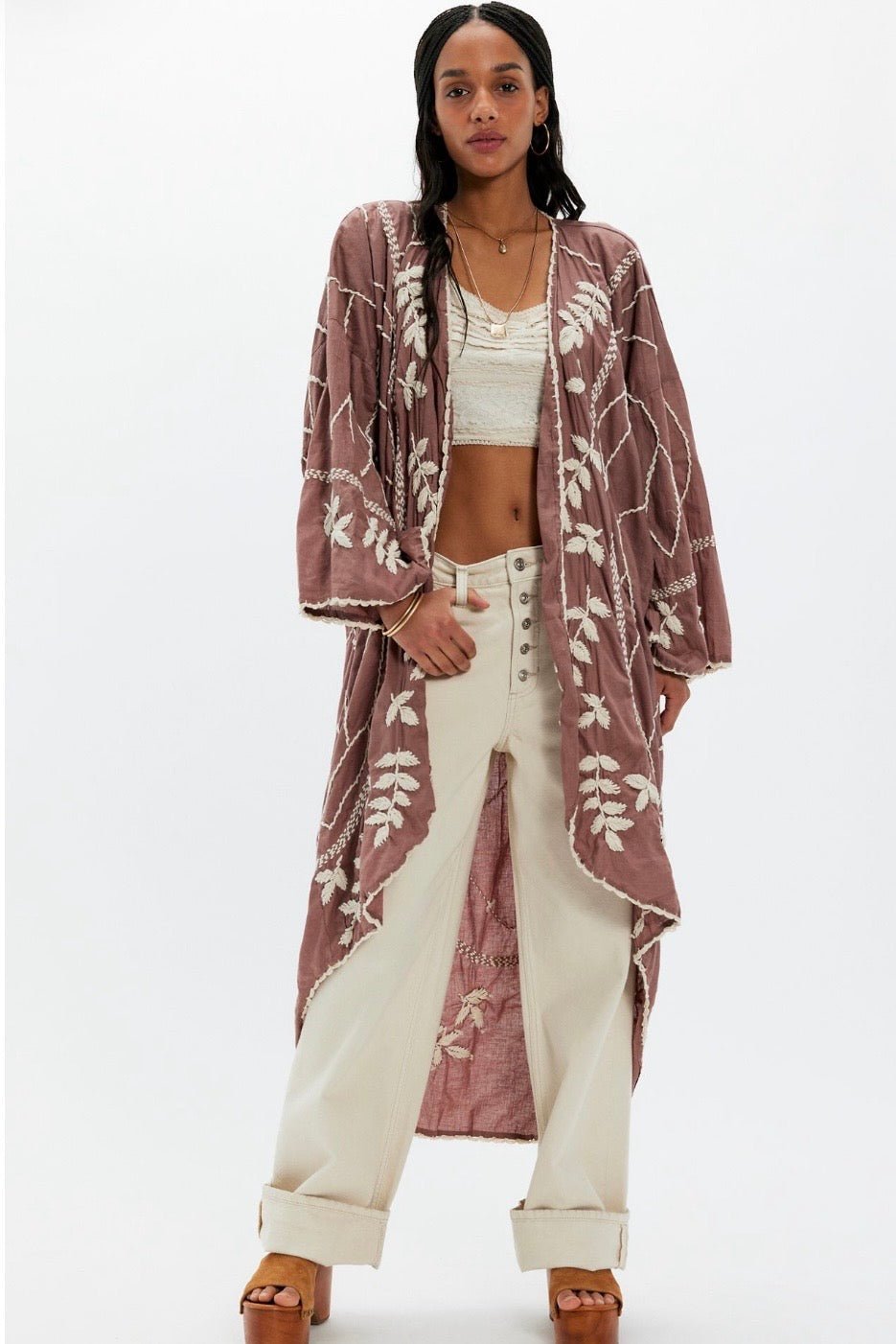 MAGNOLIA EMBROIDERED DUSTER X FREE PEOPLE - MOMO STUDIO BERLIN - Berlin Concept Store - sustainable & ethical fashion