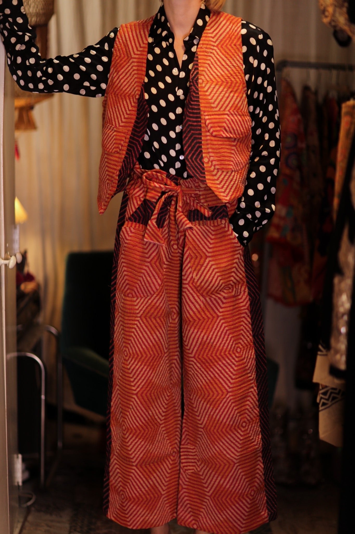 MARLENE KANTHA GILET CARROT - MOMO STUDIO BERLIN - Berlin Concept Store - sustainable & ethical fashion