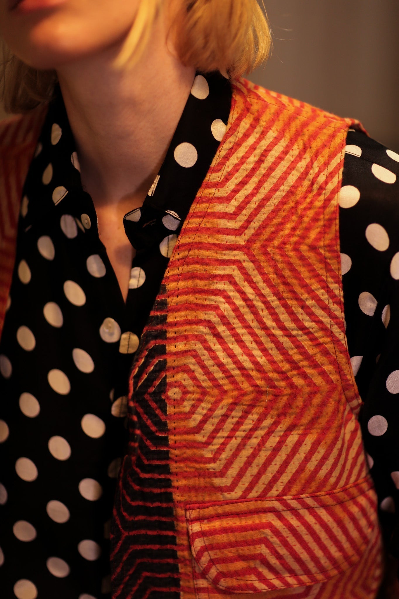 MARLENE KANTHA GILET CARROT - MOMO STUDIO BERLIN - Berlin Concept Store - sustainable & ethical fashion