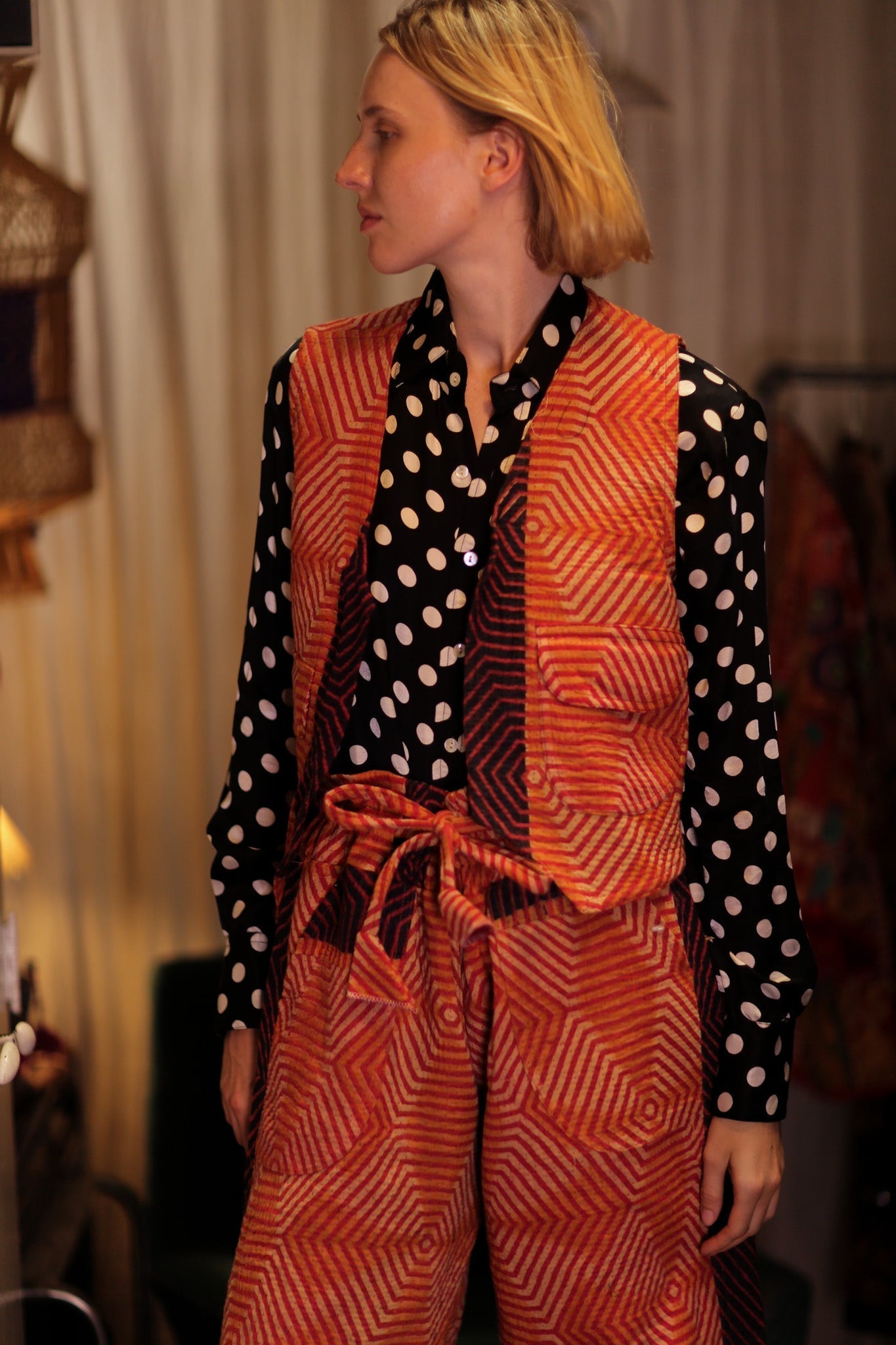 MARLENE KANTHA GILET CARROT - MOMO STUDIO BERLIN - Berlin Concept Store - sustainable & ethical fashion