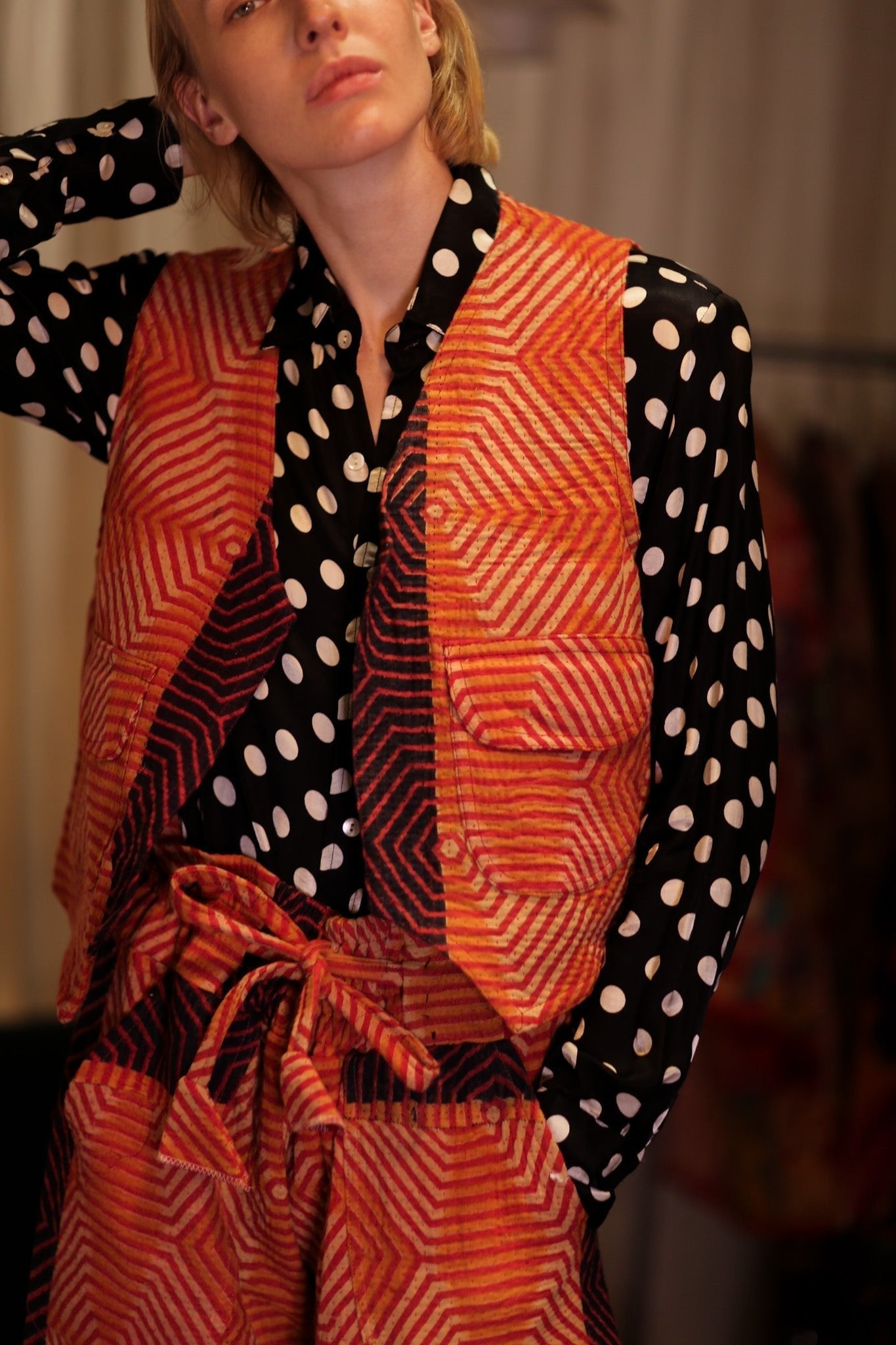 MARLENE KANTHA GILET CARROT - MOMO STUDIO BERLIN - Berlin Concept Store - sustainable & ethical fashion