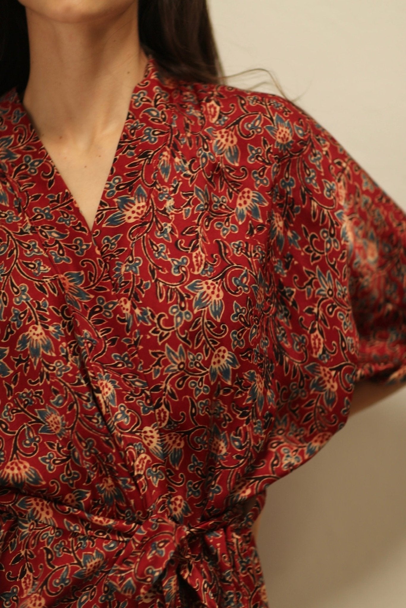 MONUS FLOWER MODAL SILK KIMONO - MOMO STUDIO BERLIN - Berlin Concept Store - sustainable & ethical fashion