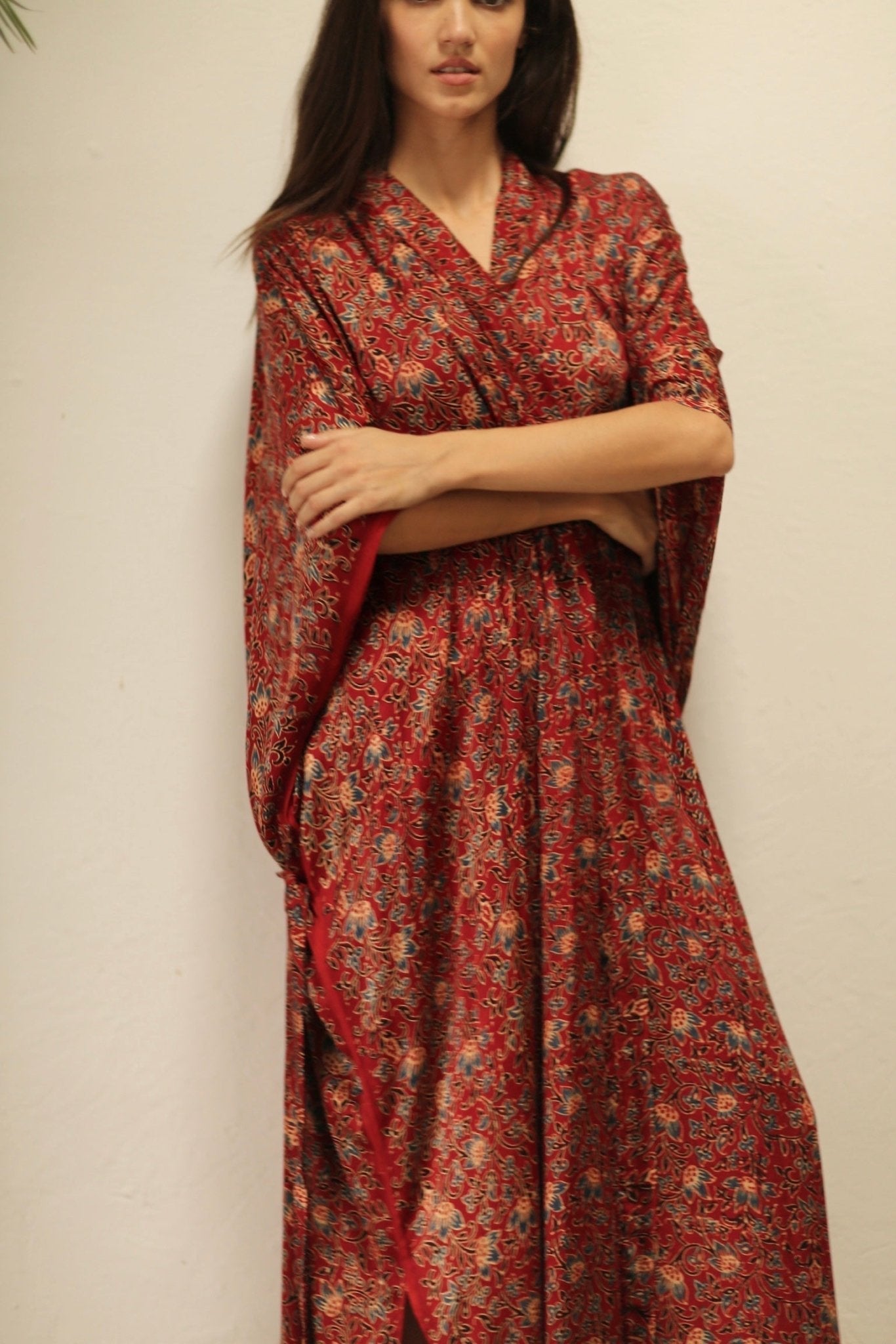 MONUS FLOWER MODAL SILK KIMONO - MOMO STUDIO BERLIN - Berlin Concept Store - sustainable & ethical fashion