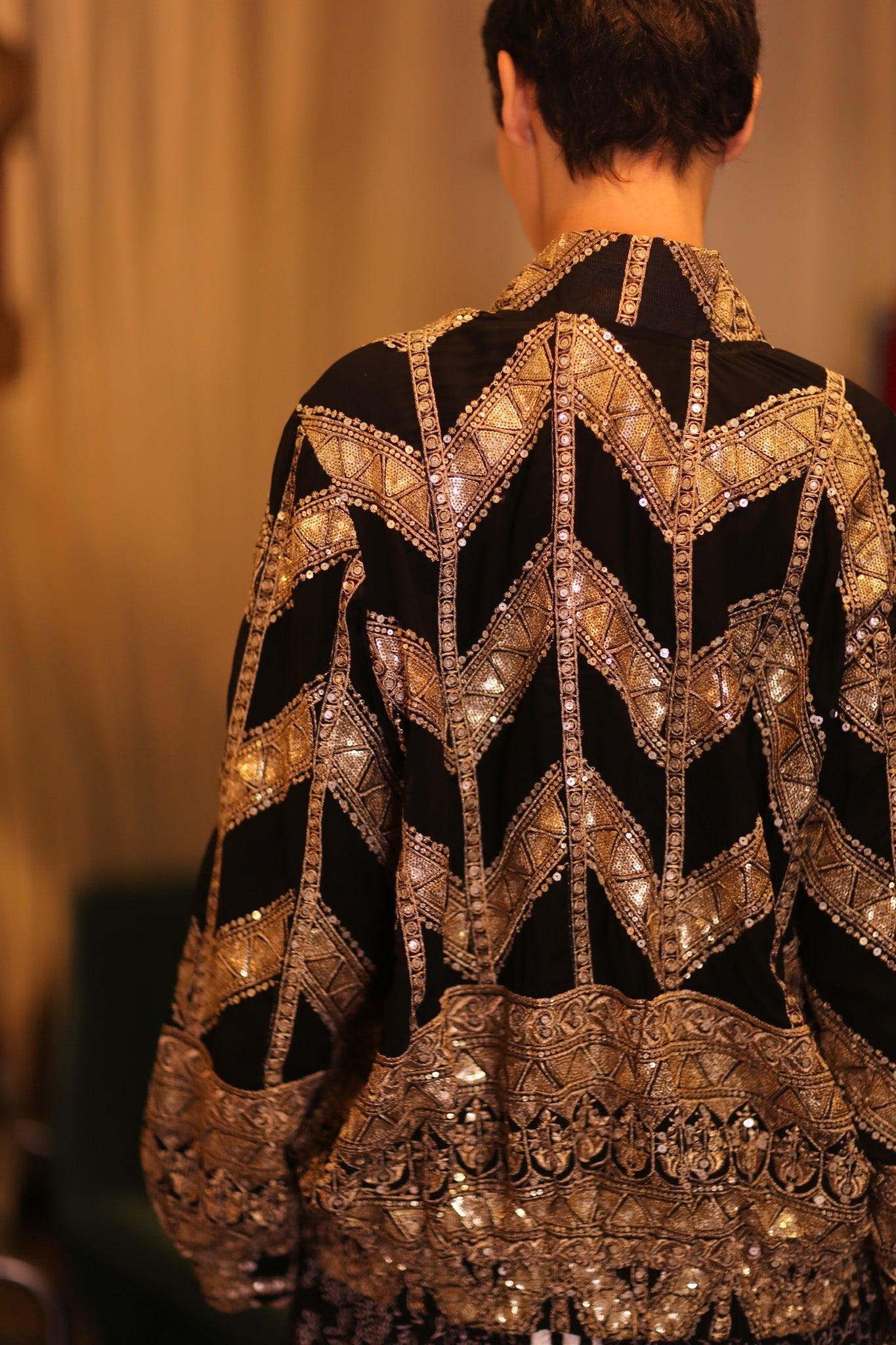 OVERSIZED EMBROIDERED SILK BOMBER JACKET WONMIN - MOMO STUDIO BERLIN - Berlin Concept Store - sustainable & ethical fashion