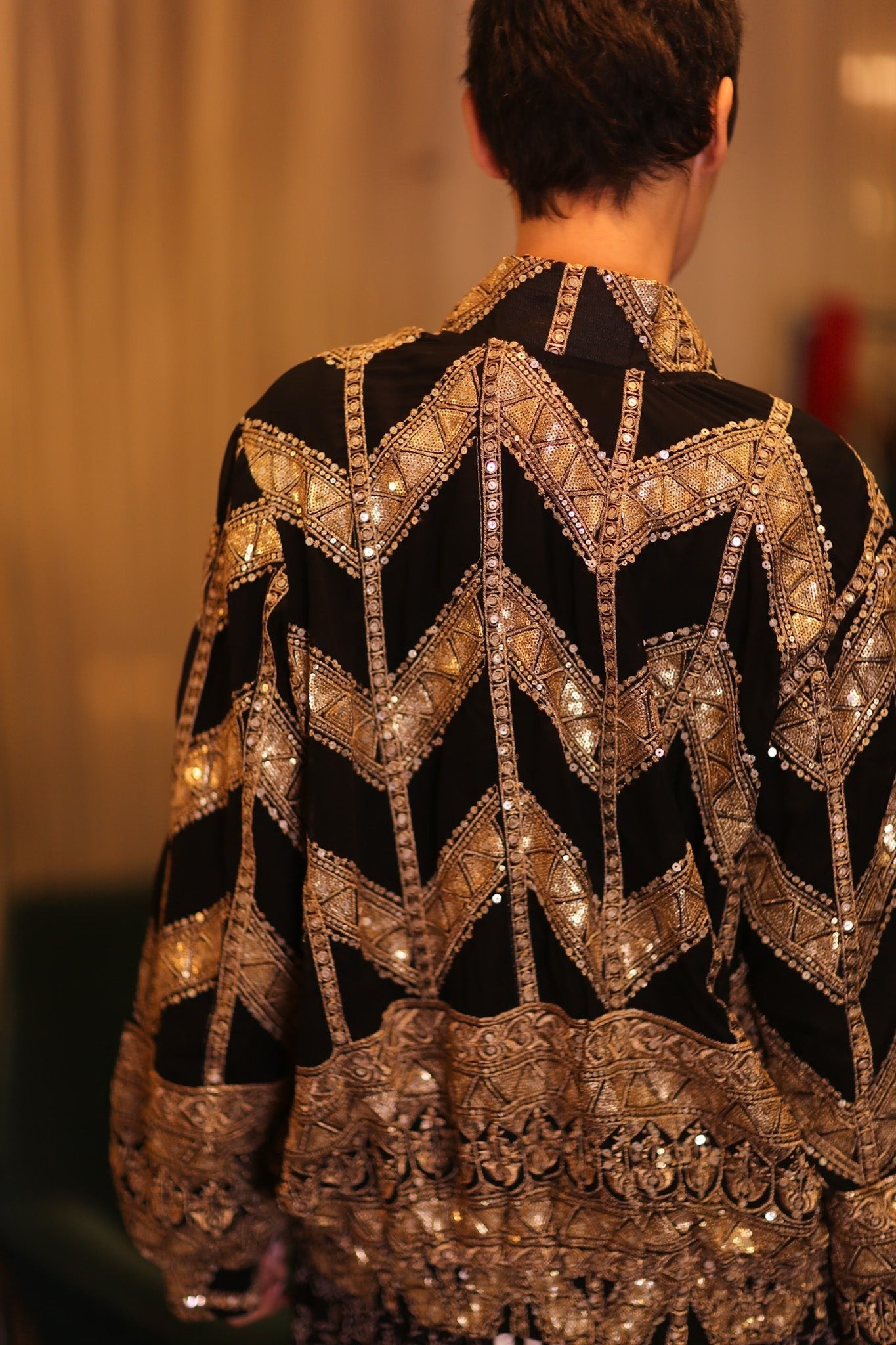 OVERSIZED EMBROIDERED SILK BOMBER JACKET WONMIN - MOMO STUDIO BERLIN - Berlin Concept Store - sustainable & ethical fashion