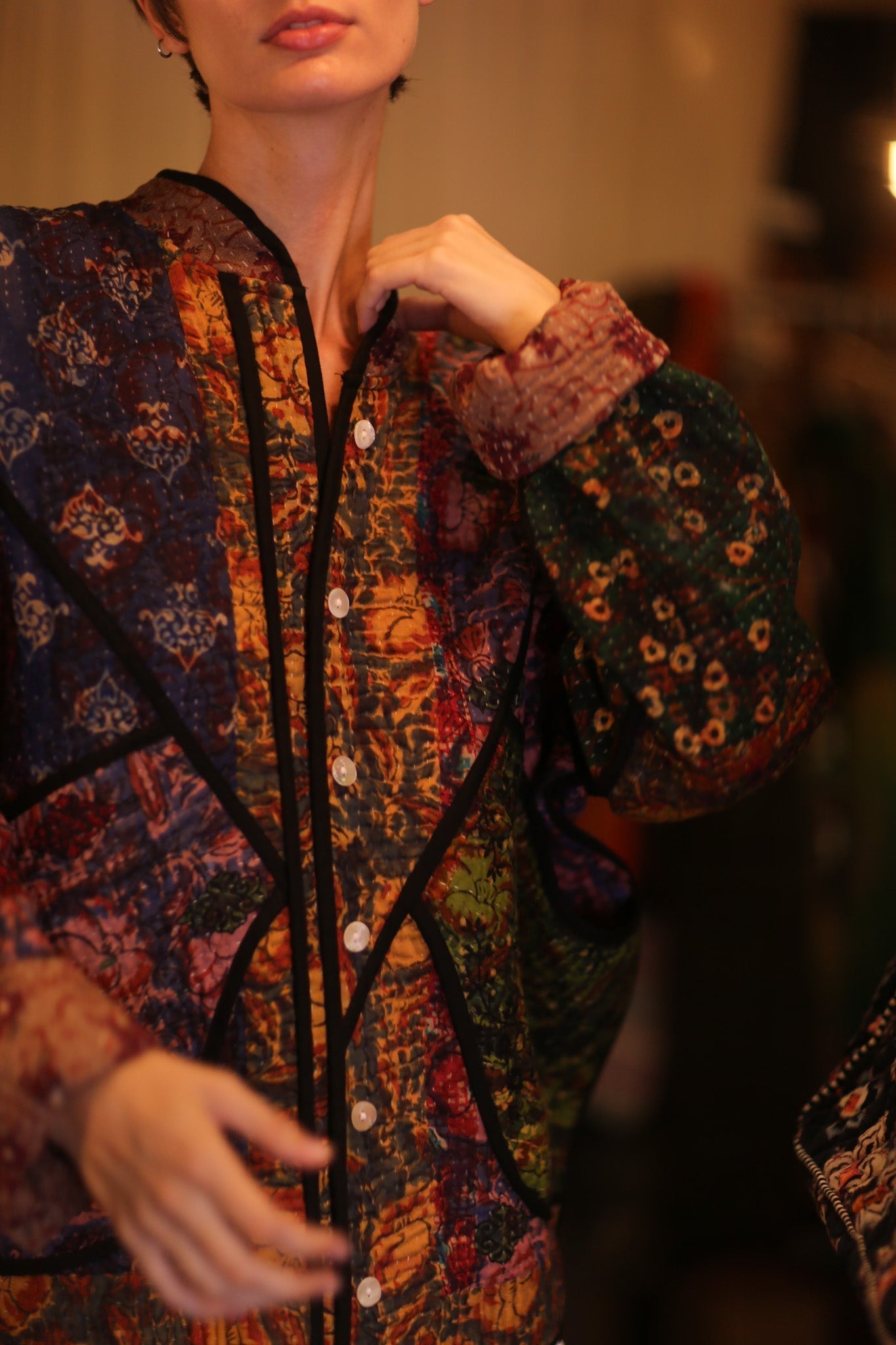 PATCHWORK KANTHA JACKET LIEBLINGS - MOMO STUDIO BERLIN - Berlin Concept Store - sustainable & ethical fashion