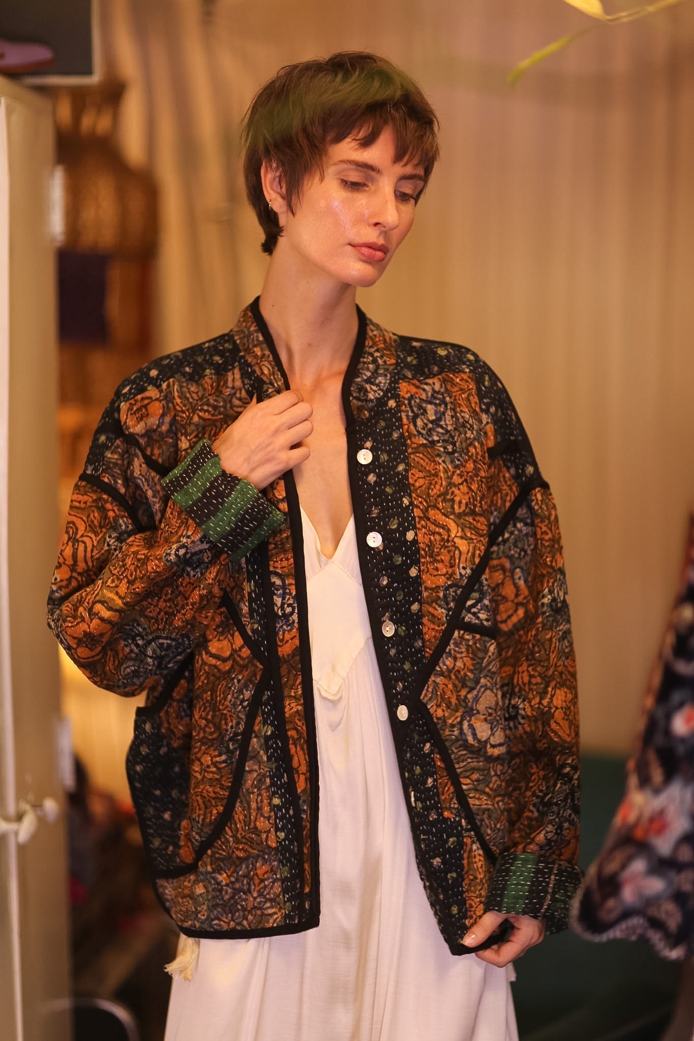 PATCHWORK KANTHA JACKET MOSAIC - MOMO STUDIO BERLIN - Berlin Concept Store - sustainable & ethical fashion