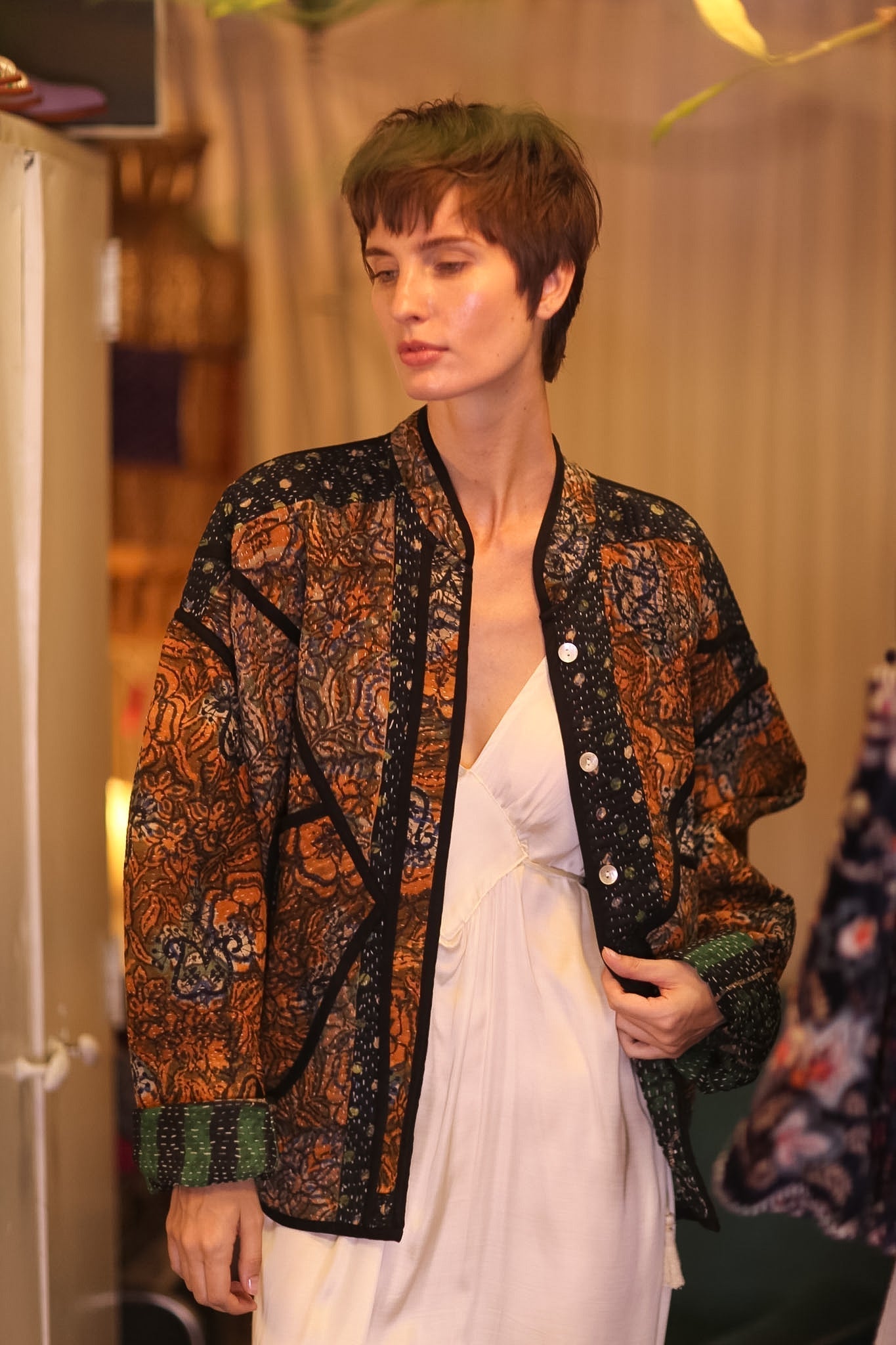 PATCHWORK KANTHA JACKET MOSAIC - MOMO STUDIO BERLIN - Berlin Concept Store - sustainable & ethical fashion