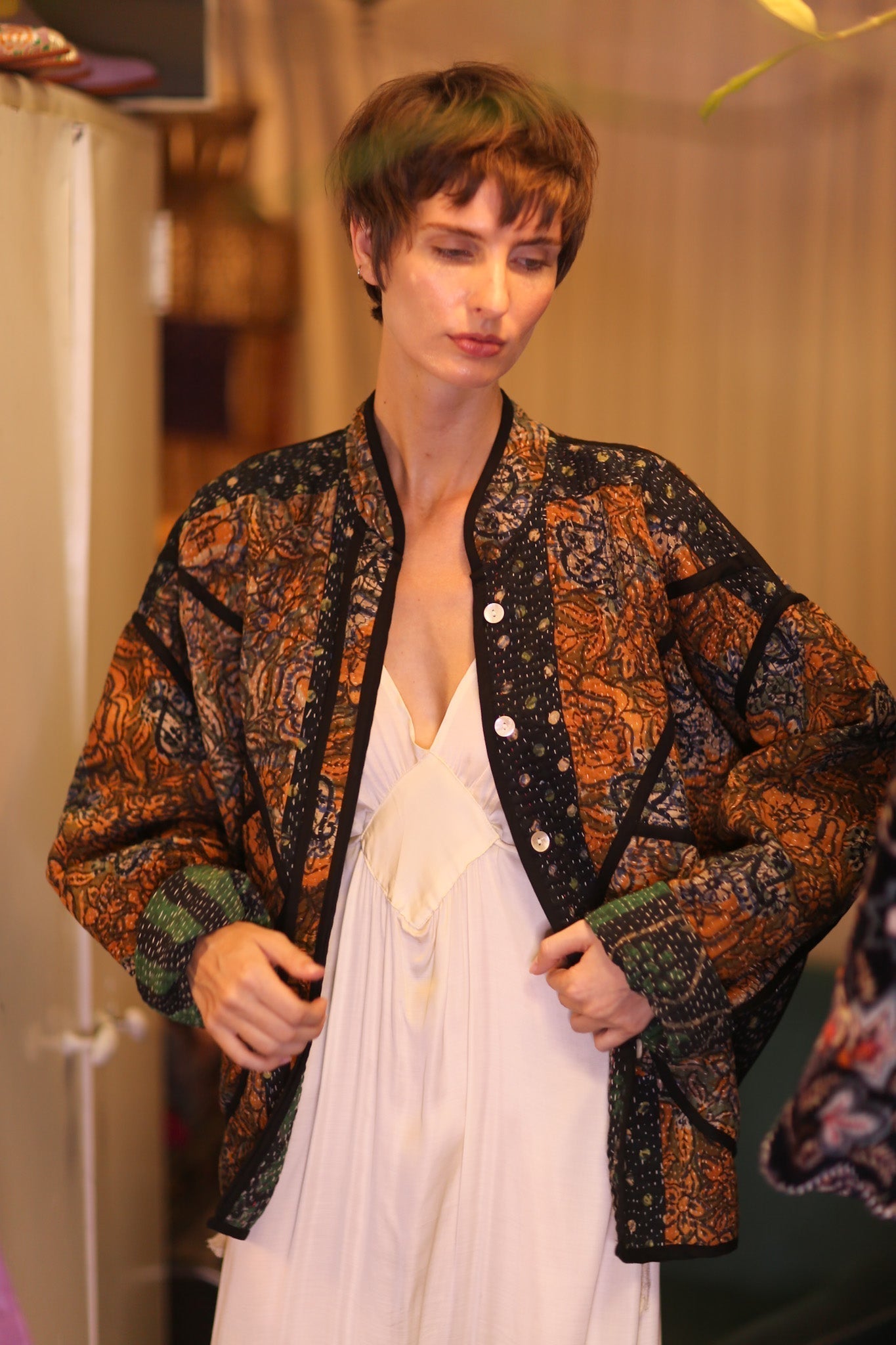 PATCHWORK KANTHA JACKET MOSAIC - MOMO STUDIO BERLIN - Berlin Concept Store - sustainable & ethical fashion