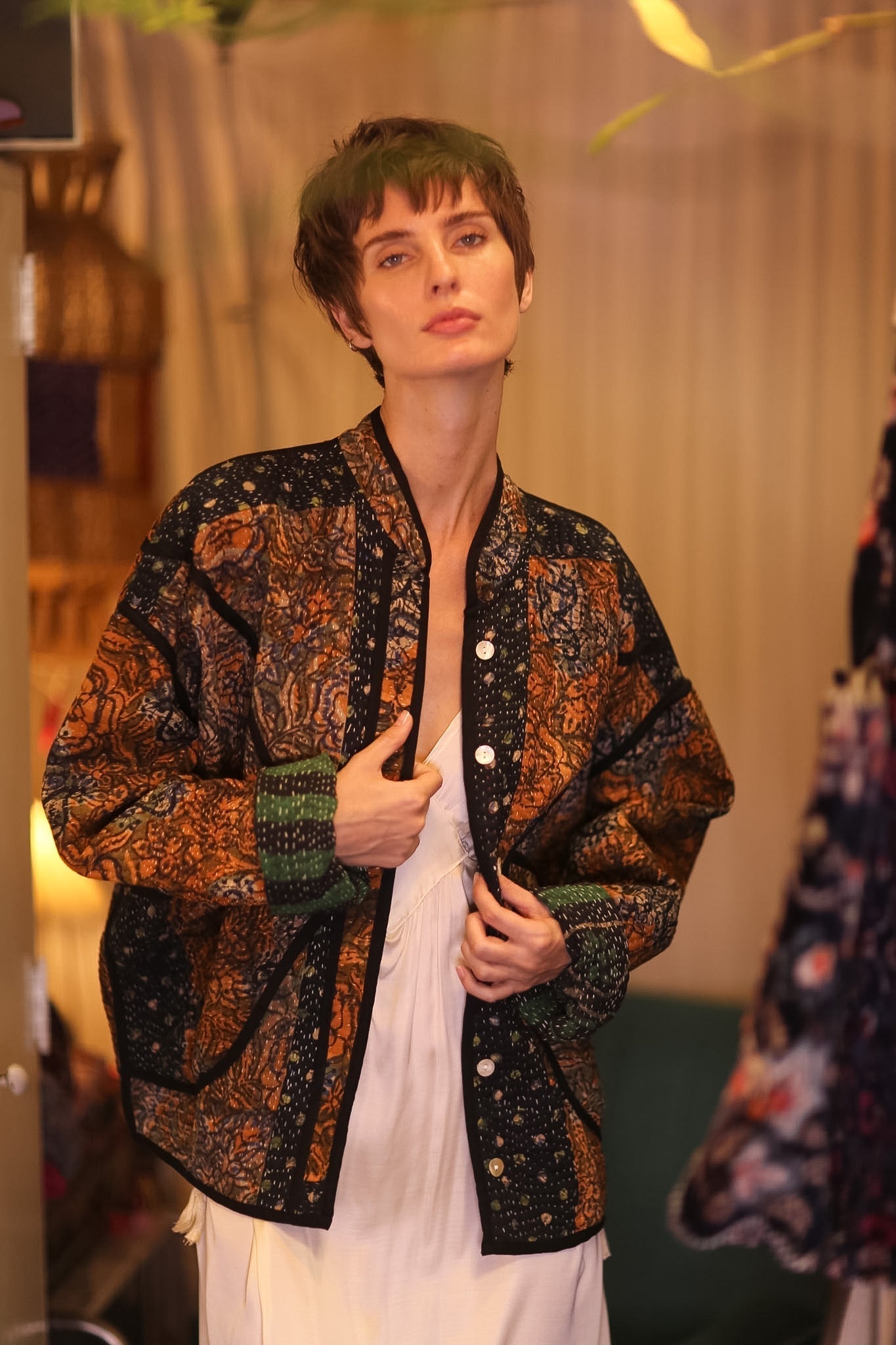 PATCHWORK KANTHA JACKET MOSAIC - MOMO STUDIO BERLIN - Berlin Concept Store - sustainable & ethical fashion