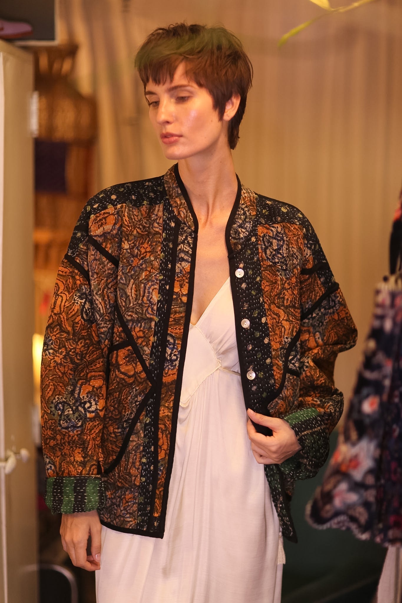 PATCHWORK KANTHA JACKET MOSAIC - MOMO STUDIO BERLIN - Berlin Concept Store - sustainable & ethical fashion