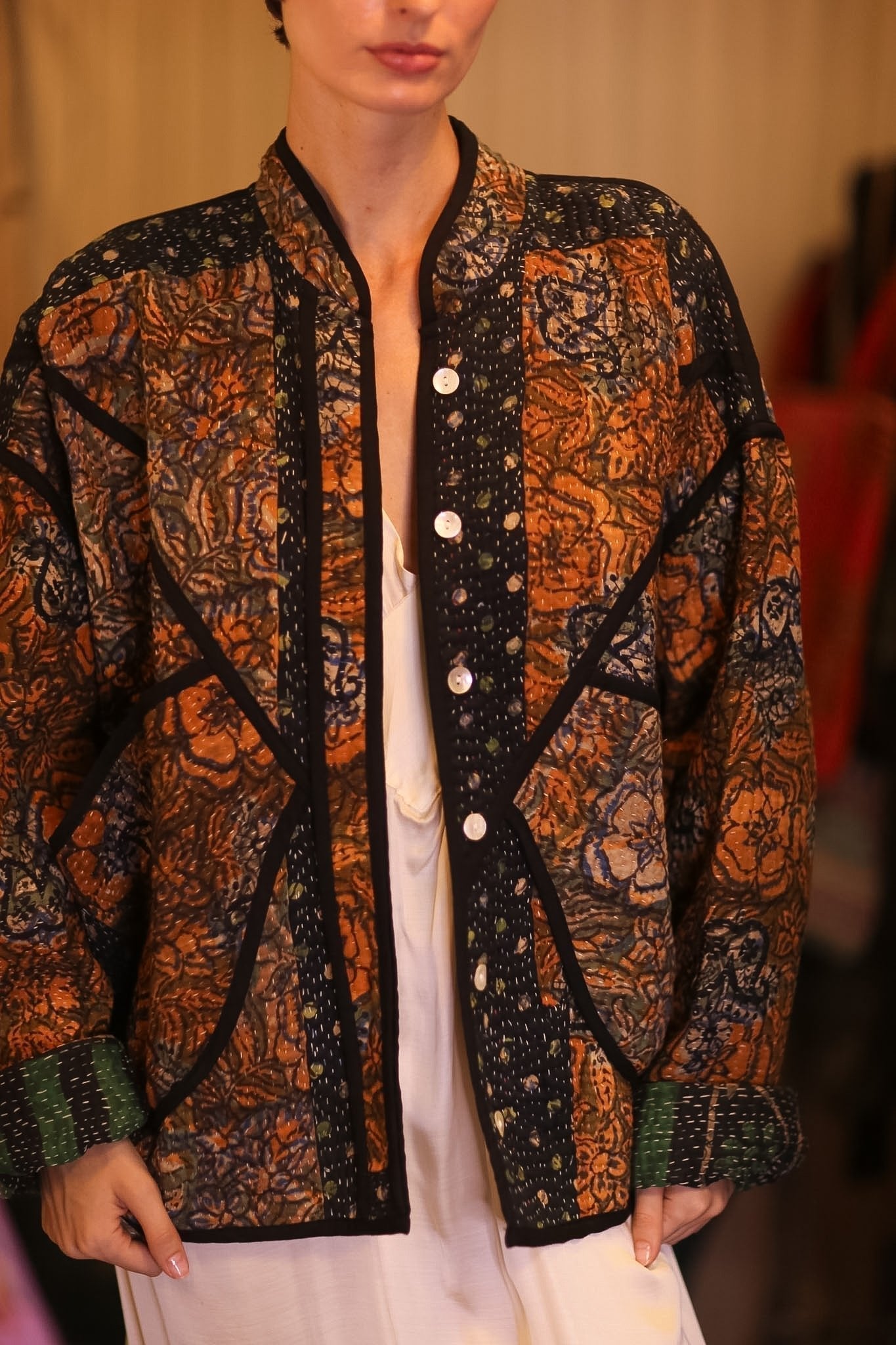 PATCHWORK KANTHA JACKET MOSAIC - MOMO STUDIO BERLIN - Berlin Concept Store - sustainable & ethical fashion
