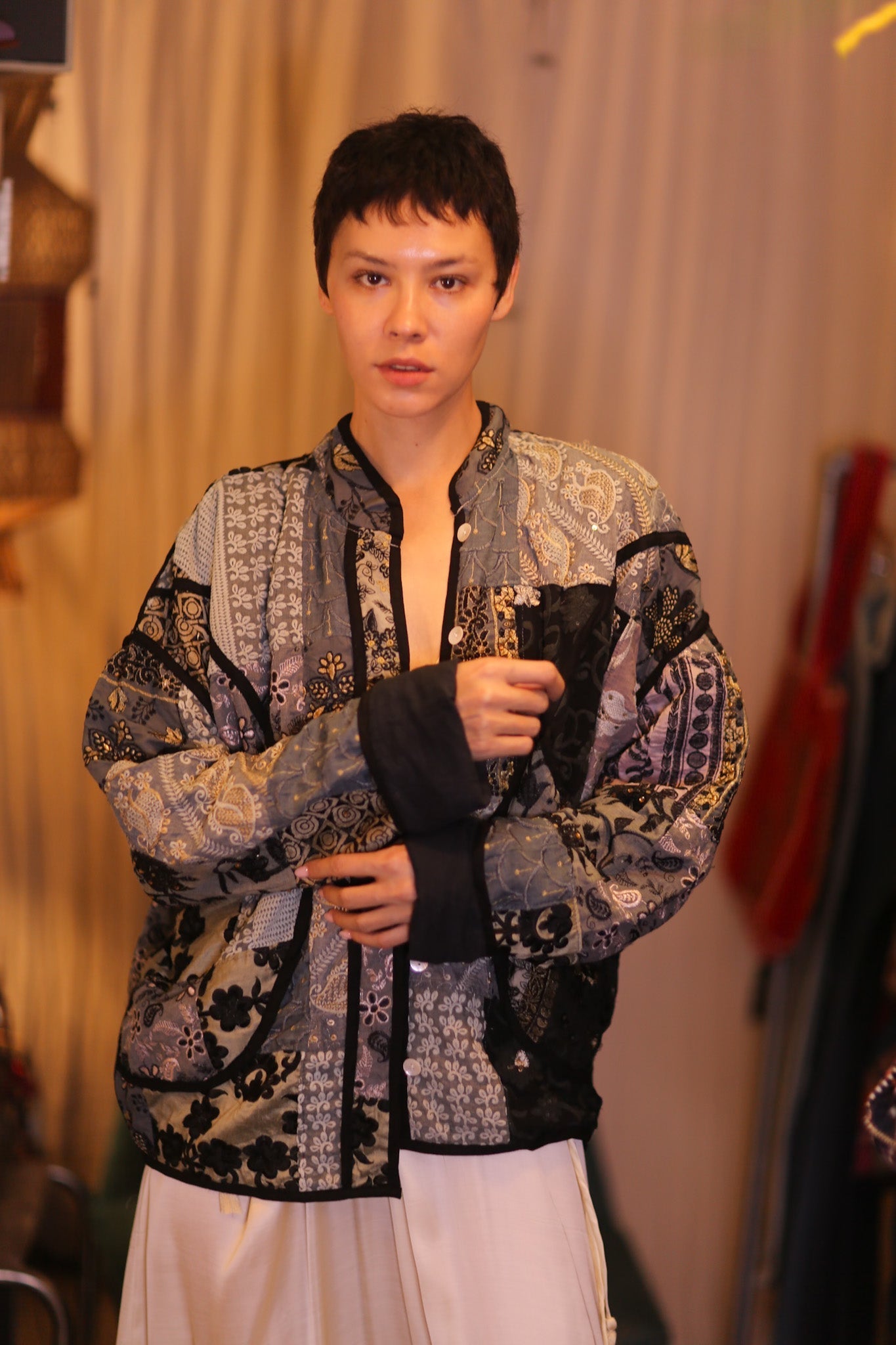 PATCHWORK PATTERN JACKET YILAYTHANT - MOMO STUDIO BERLIN - Berlin Concept Store - sustainable & ethical fashion