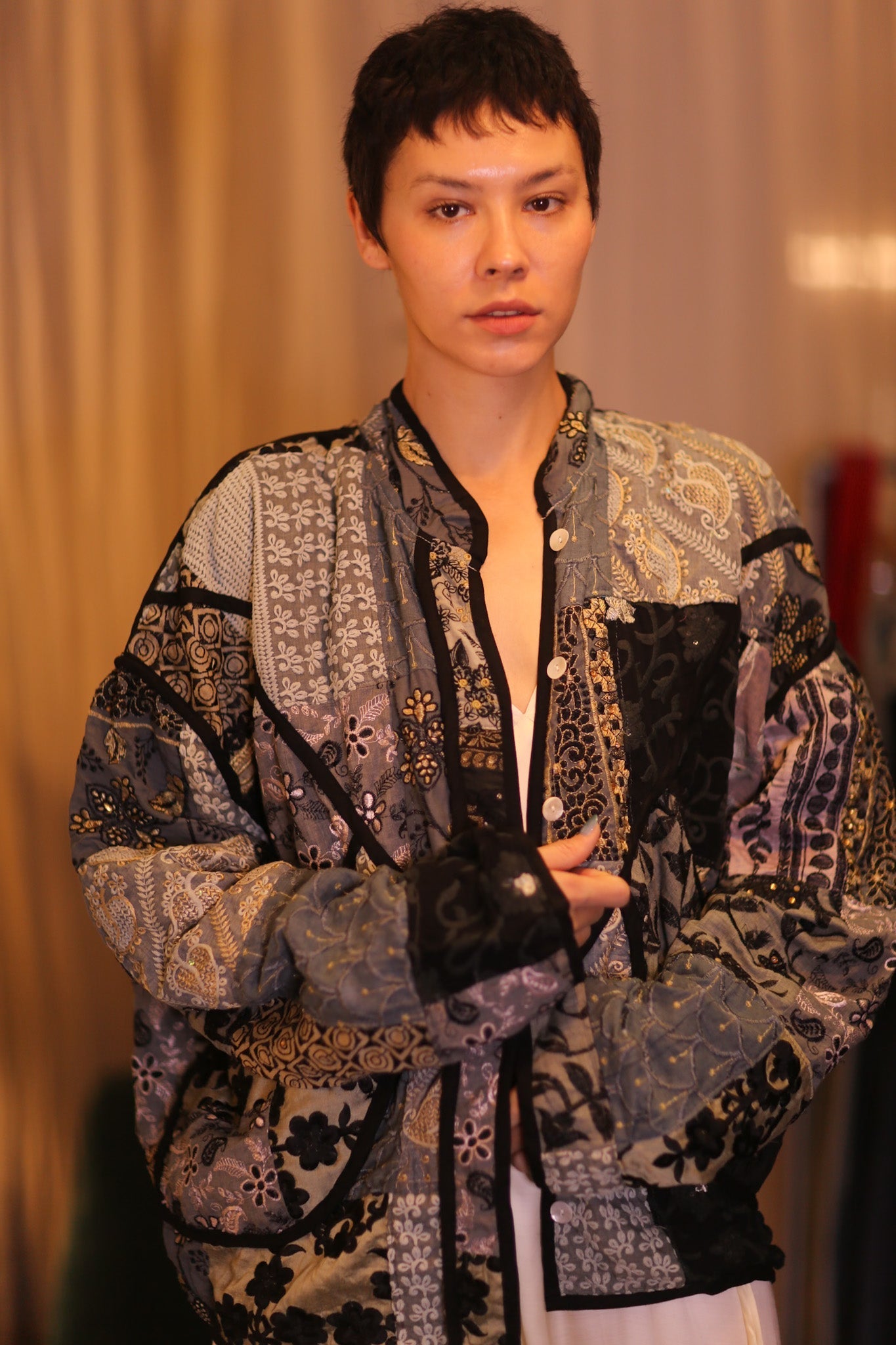 PATCHWORK PATTERN JACKET YILAYTHANT - MOMO STUDIO BERLIN - Berlin Concept Store - sustainable & ethical fashion