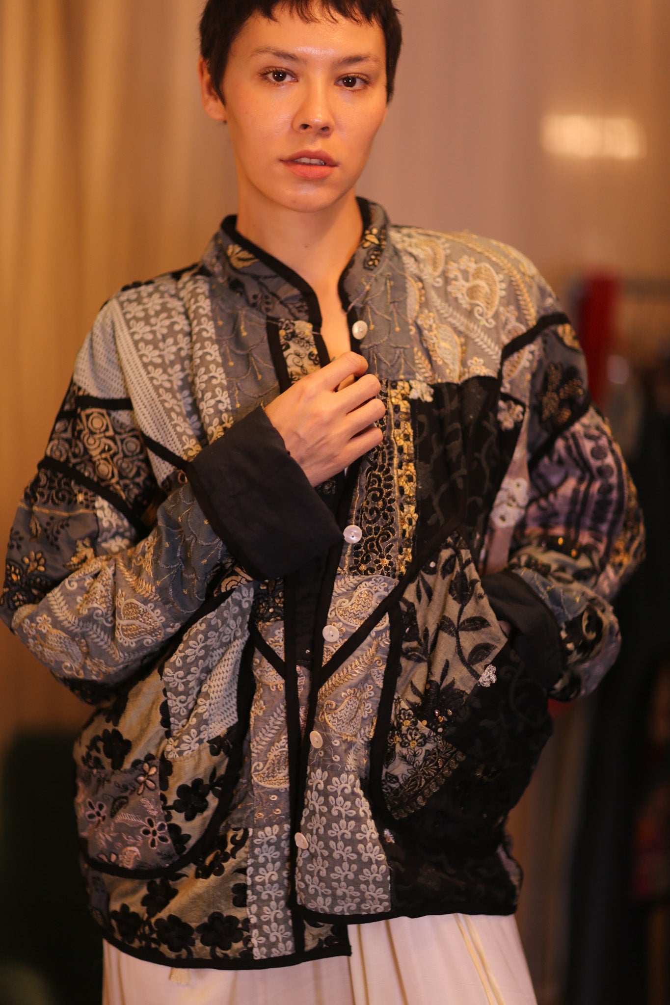 PATCHWORK PATTERN JACKET YILAYTHANT - MOMO STUDIO BERLIN - Berlin Concept Store - sustainable & ethical fashion