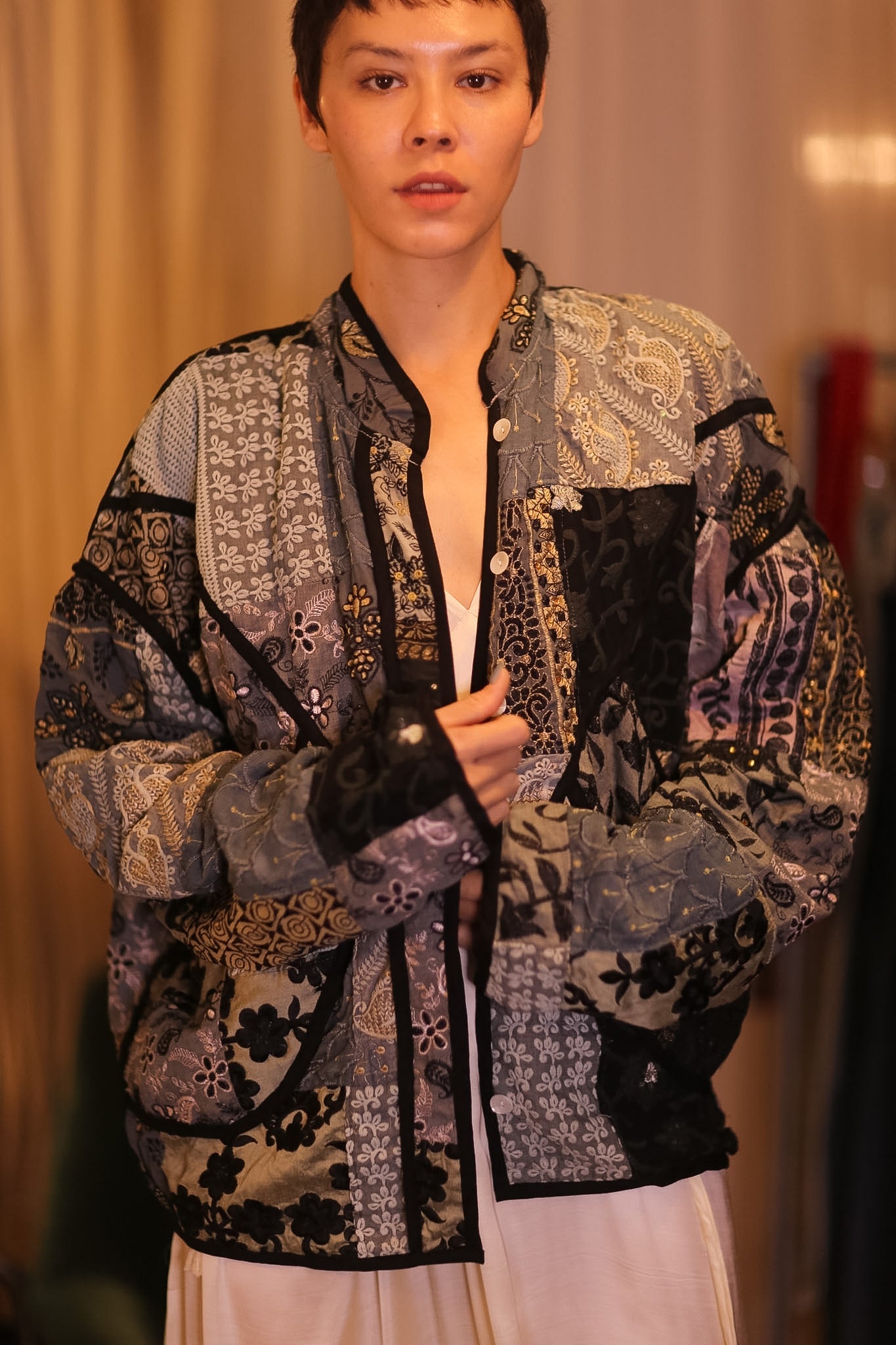 PATCHWORK PATTERN JACKET YILAYTHANT - MOMO STUDIO BERLIN - Berlin Concept Store - sustainable & ethical fashion