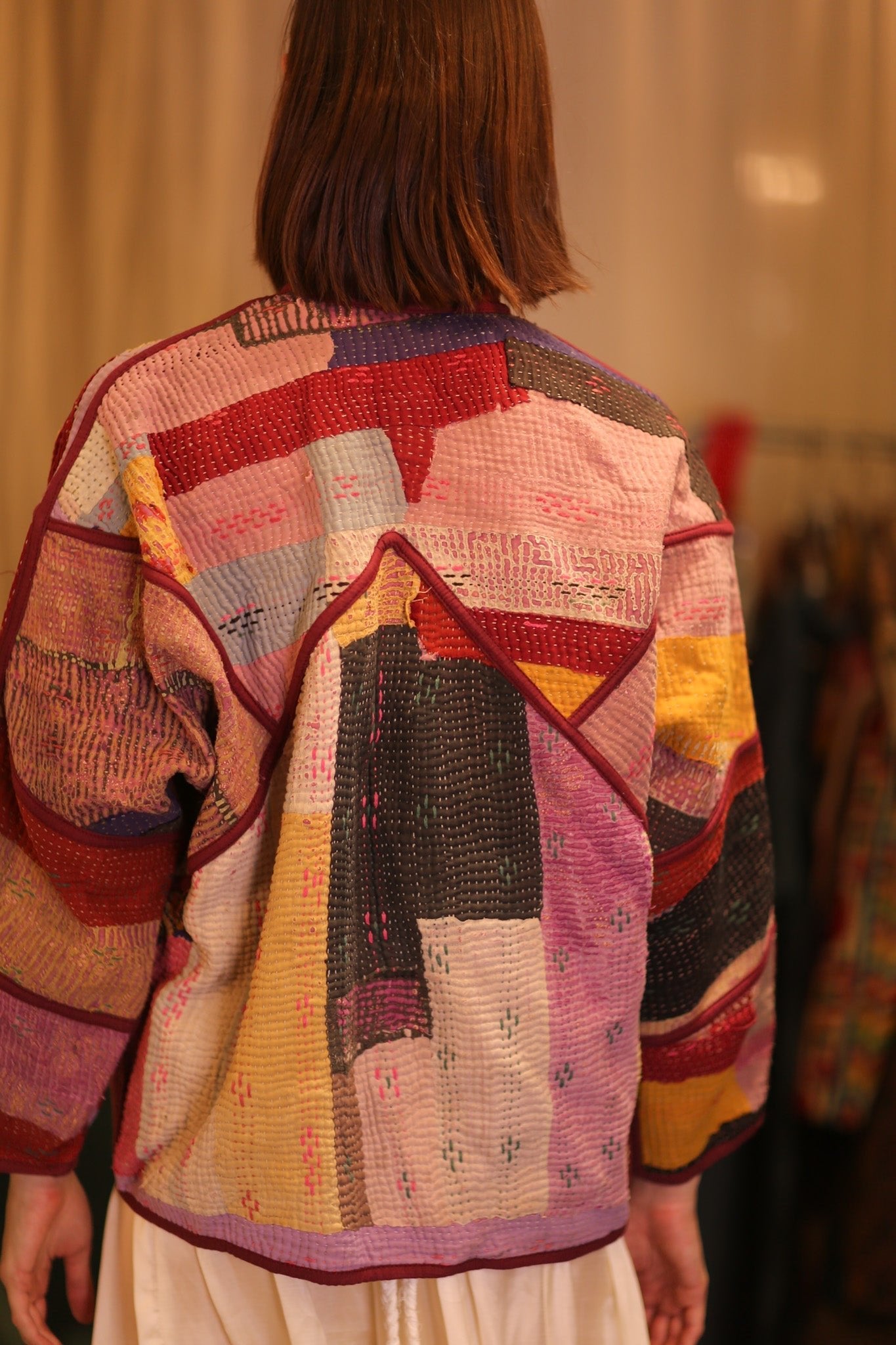 PATCHWORK PATTERN KANTHA JACKET ARPITASINGH - MOMO STUDIO BERLIN - Berlin Concept Store - sustainable & ethical fashion