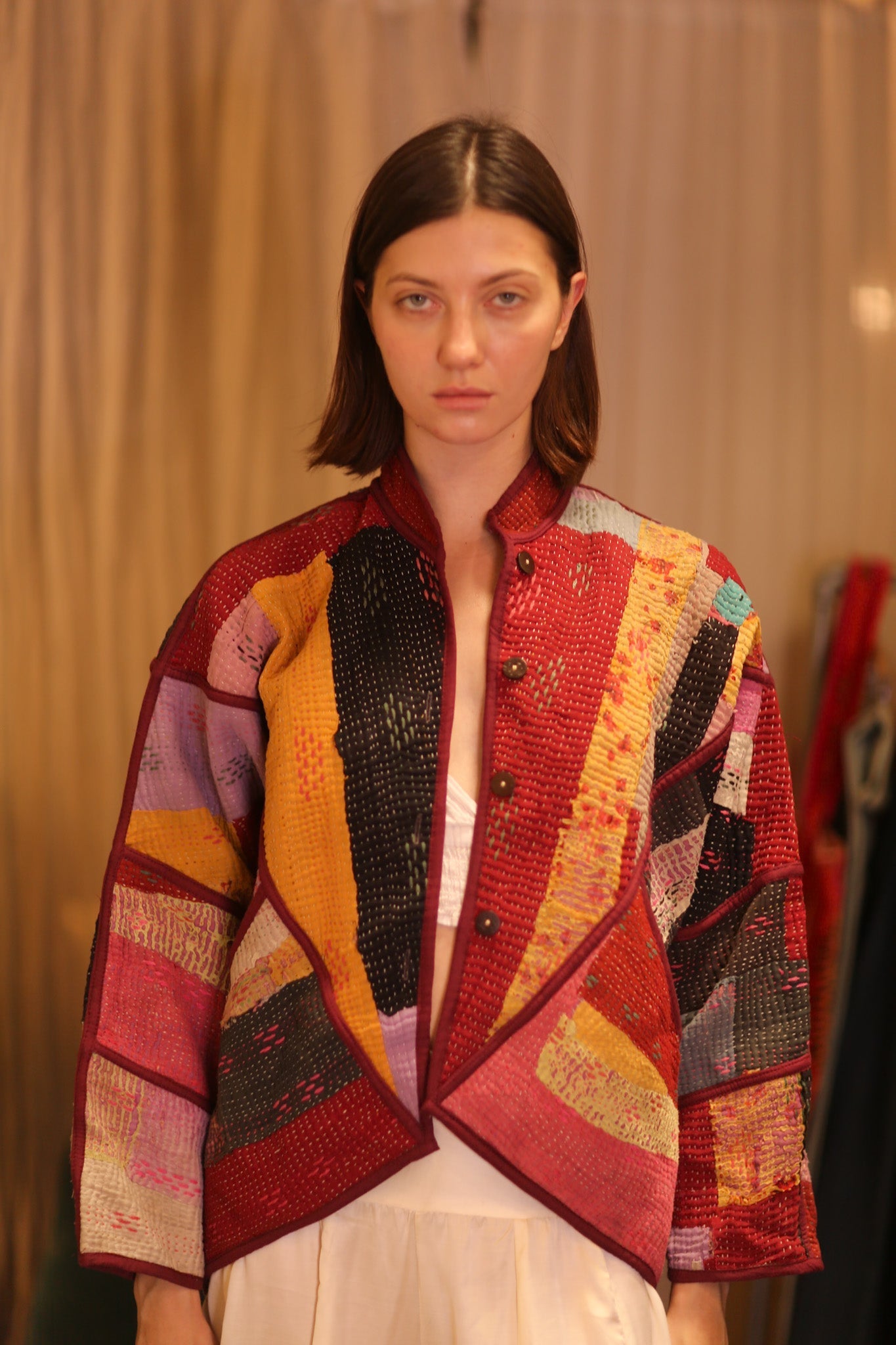 PATCHWORK PATTERN KANTHA JACKET ARPITASINGH - MOMO STUDIO BERLIN - Berlin Concept Store - sustainable & ethical fashion