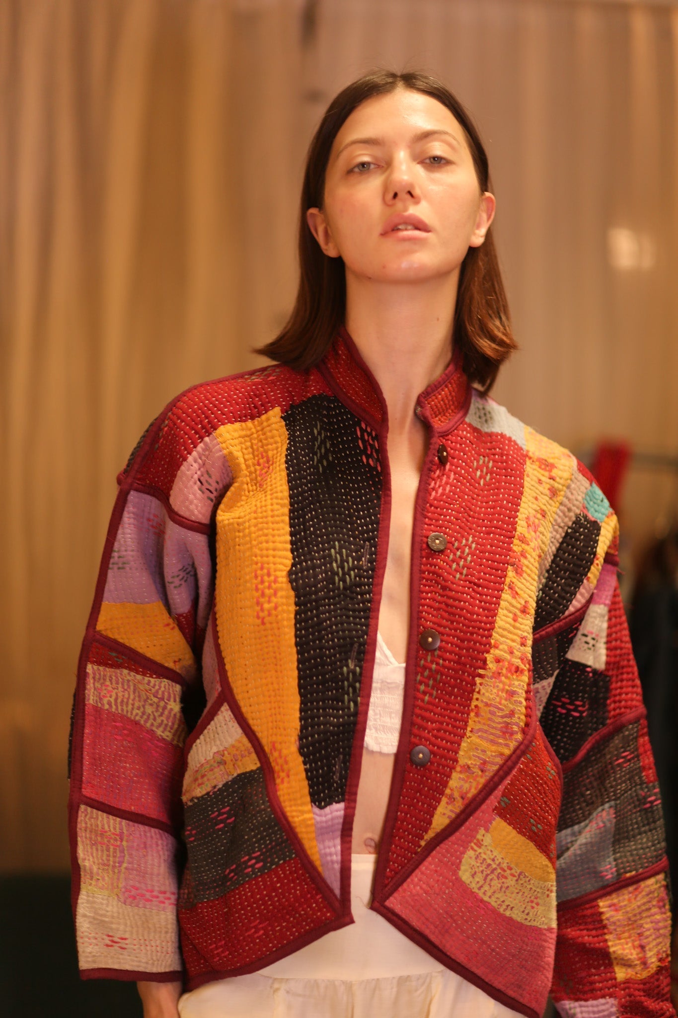 PATCHWORK PATTERN KANTHA JACKET ARPITASINGH - MOMO STUDIO BERLIN - Berlin Concept Store - sustainable & ethical fashion