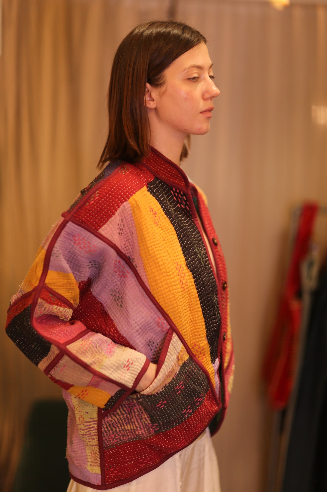 PATCHWORK PATTERN KANTHA JACKET ARPITASINGH - MOMO STUDIO BERLIN - Berlin Concept Store - sustainable & ethical fashion