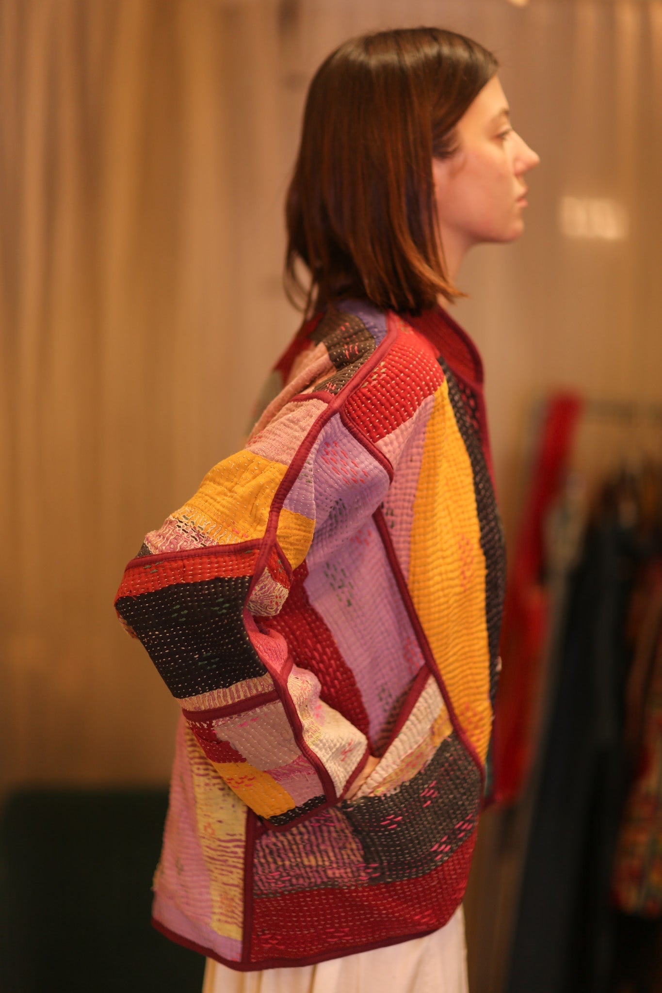 PATCHWORK PATTERN KANTHA JACKET ARPITASINGH - MOMO STUDIO BERLIN - Berlin Concept Store - sustainable & ethical fashion