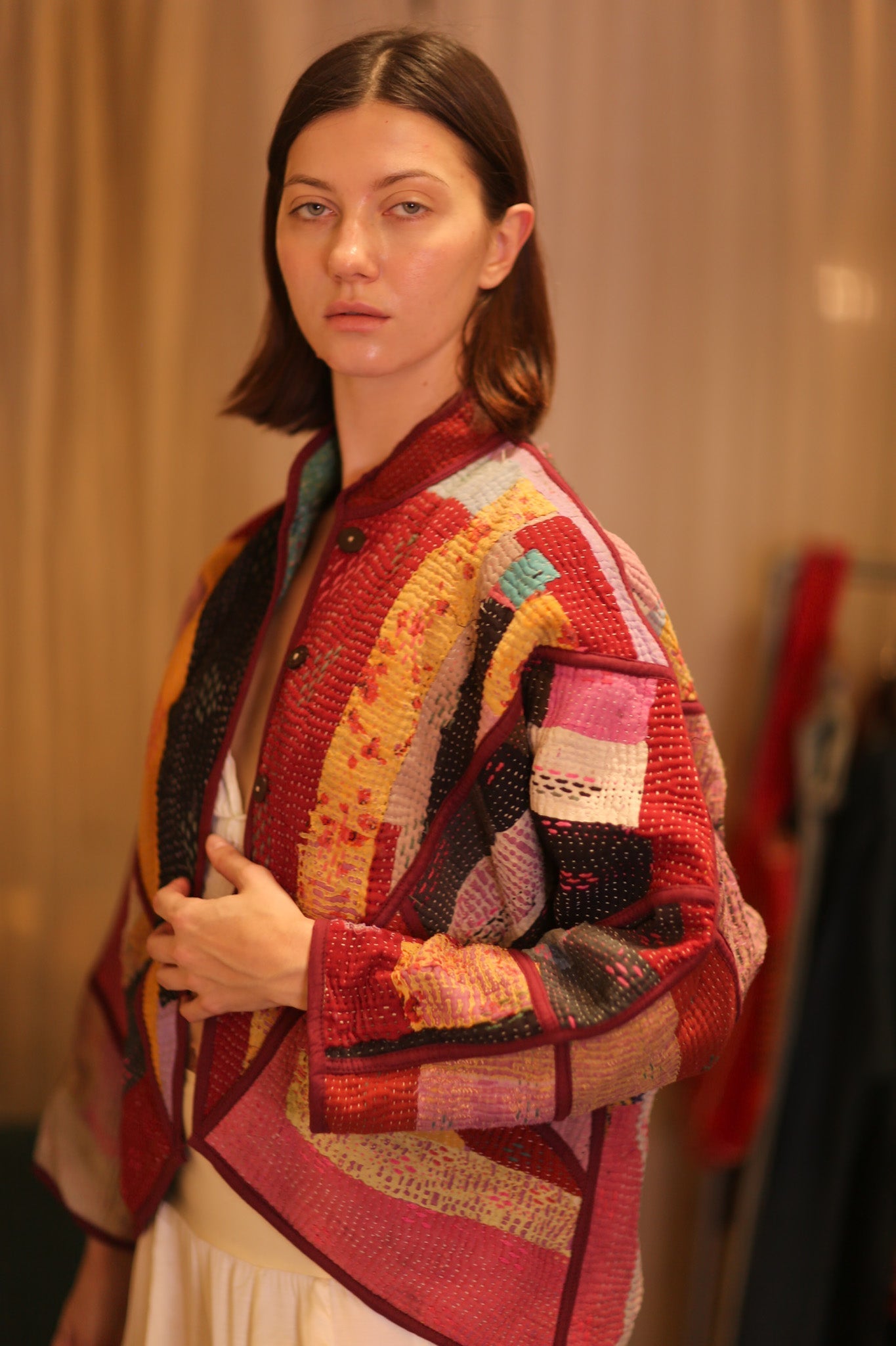 PATCHWORK PATTERN KANTHA JACKET ARPITASINGH - MOMO STUDIO BERLIN - Berlin Concept Store - sustainable & ethical fashion