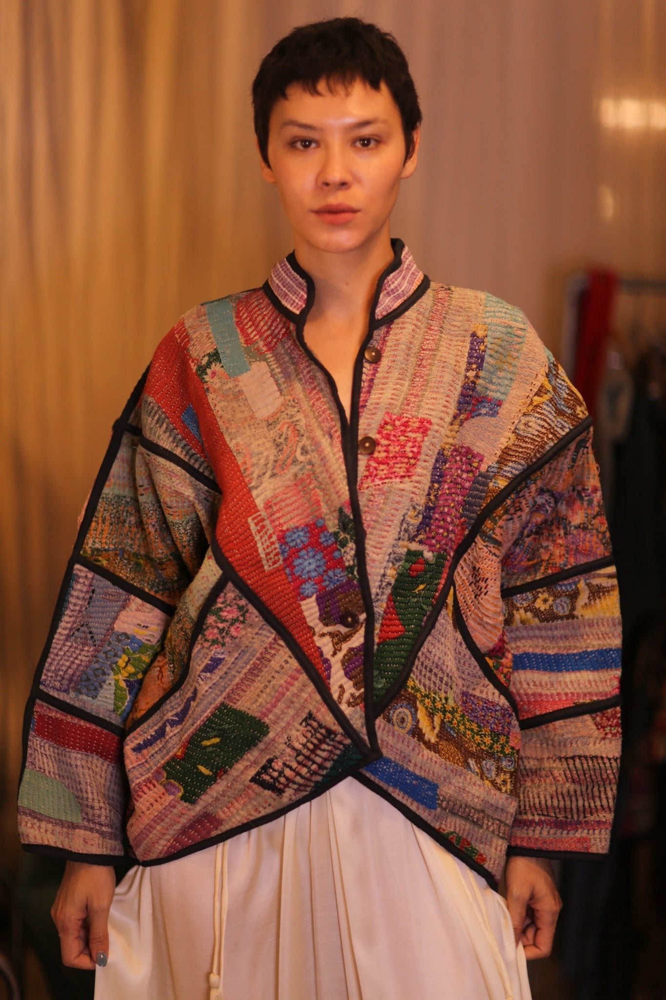 PATCHWORK PATTERN KANTHA JACKET KALAW - MOMO STUDIO BERLIN - Berlin Concept Store - sustainable & ethical fashion