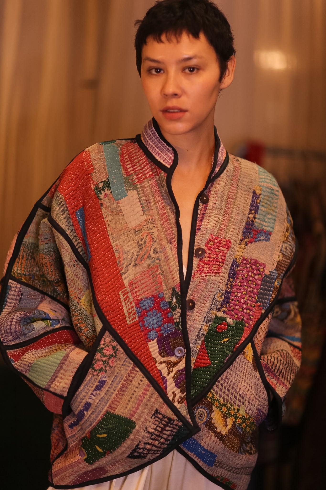 PATCHWORK PATTERN KANTHA JACKET KALAW - MOMO STUDIO BERLIN - Berlin Concept Store - sustainable & ethical fashion