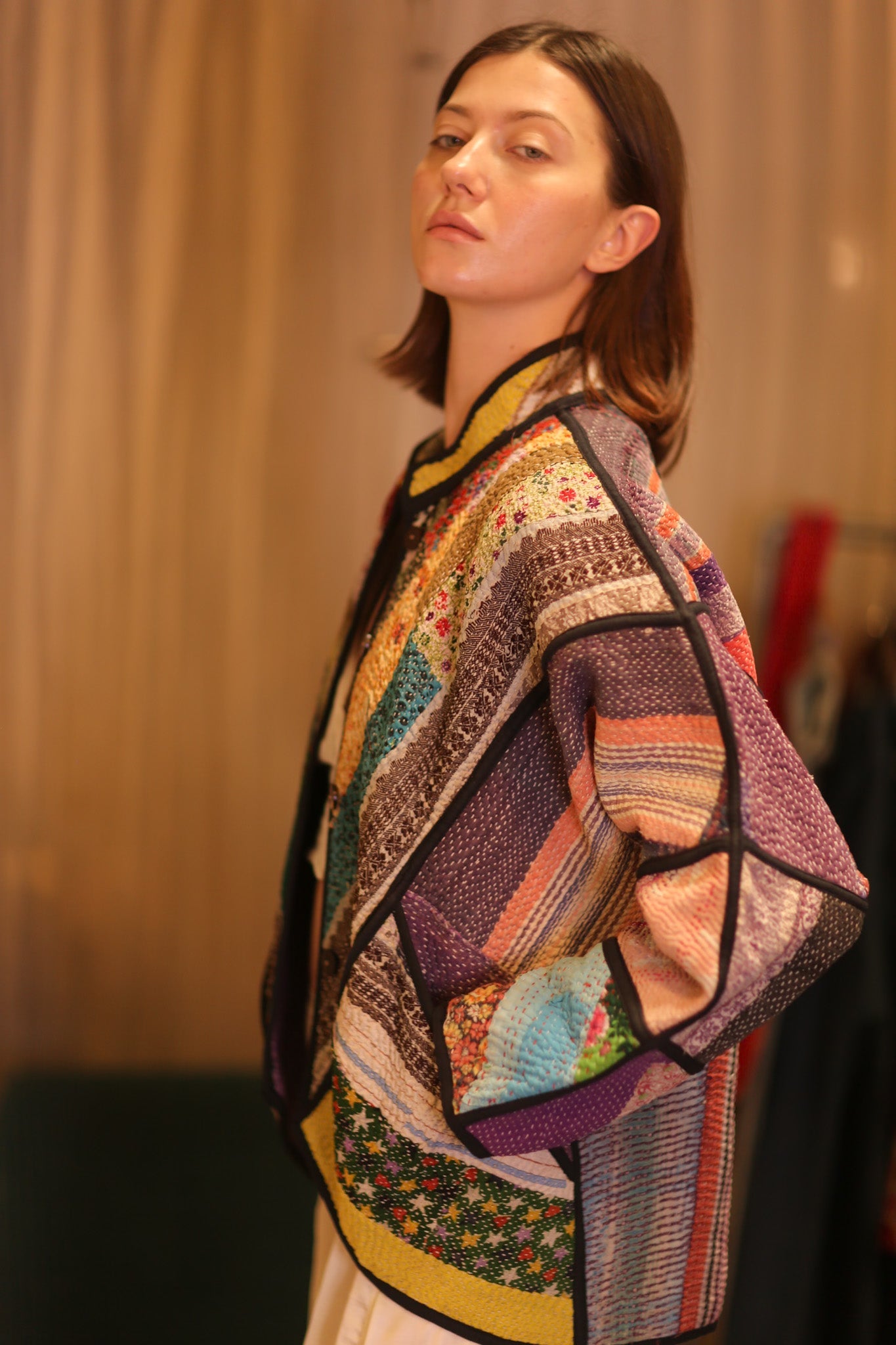 PATCHWORK PATTERN KANTHA JACKET KHAOYAI - MOMO STUDIO BERLIN - Berlin Concept Store - sustainable & ethical fashion