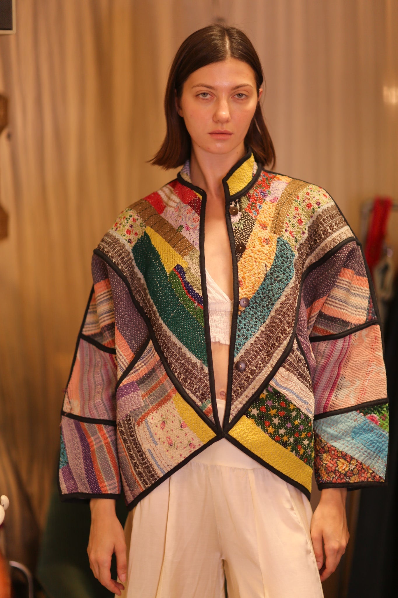 PATCHWORK PATTERN KANTHA JACKET KHAOYAI - MOMO STUDIO BERLIN - Berlin Concept Store - sustainable & ethical fashion