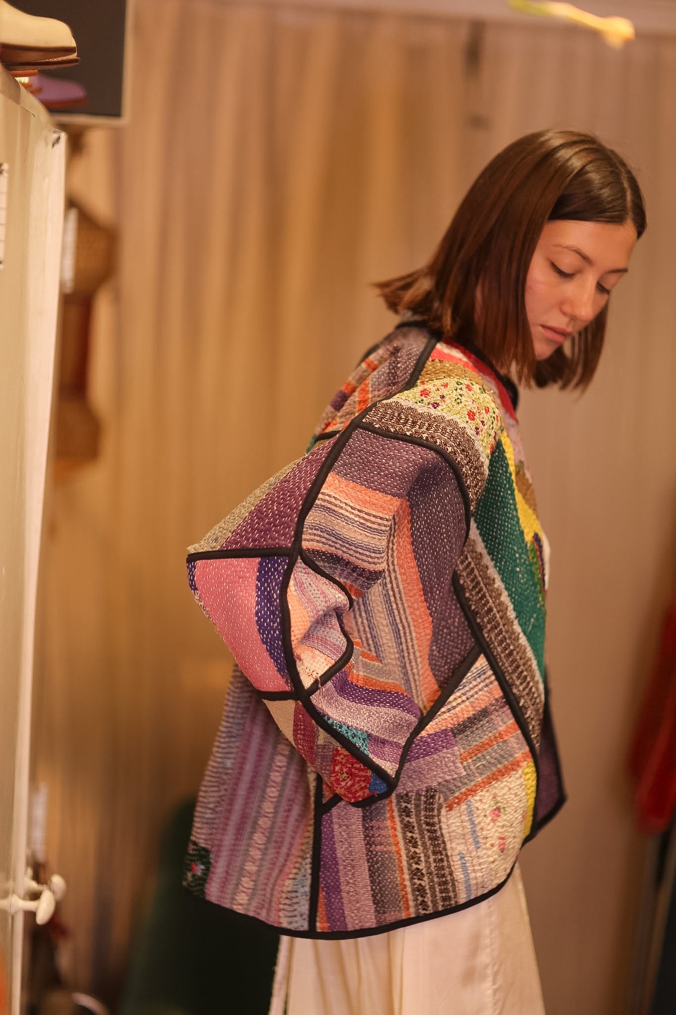 PATCHWORK PATTERN KANTHA JACKET KHAOYAI - MOMO STUDIO BERLIN - Berlin Concept Store - sustainable & ethical fashion