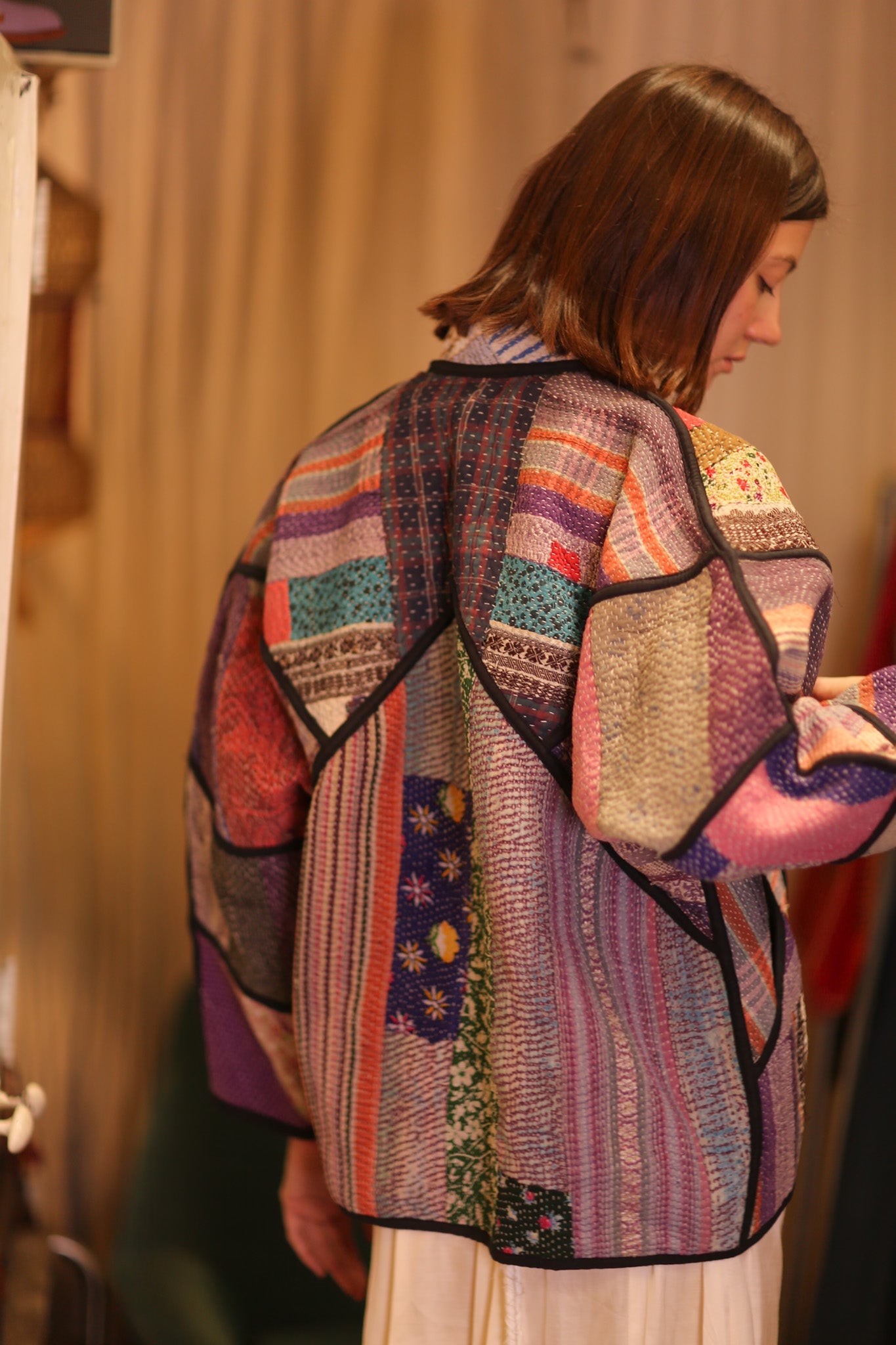 PATCHWORK PATTERN KANTHA JACKET KHAOYAI - MOMO STUDIO BERLIN - Berlin Concept Store - sustainable & ethical fashion