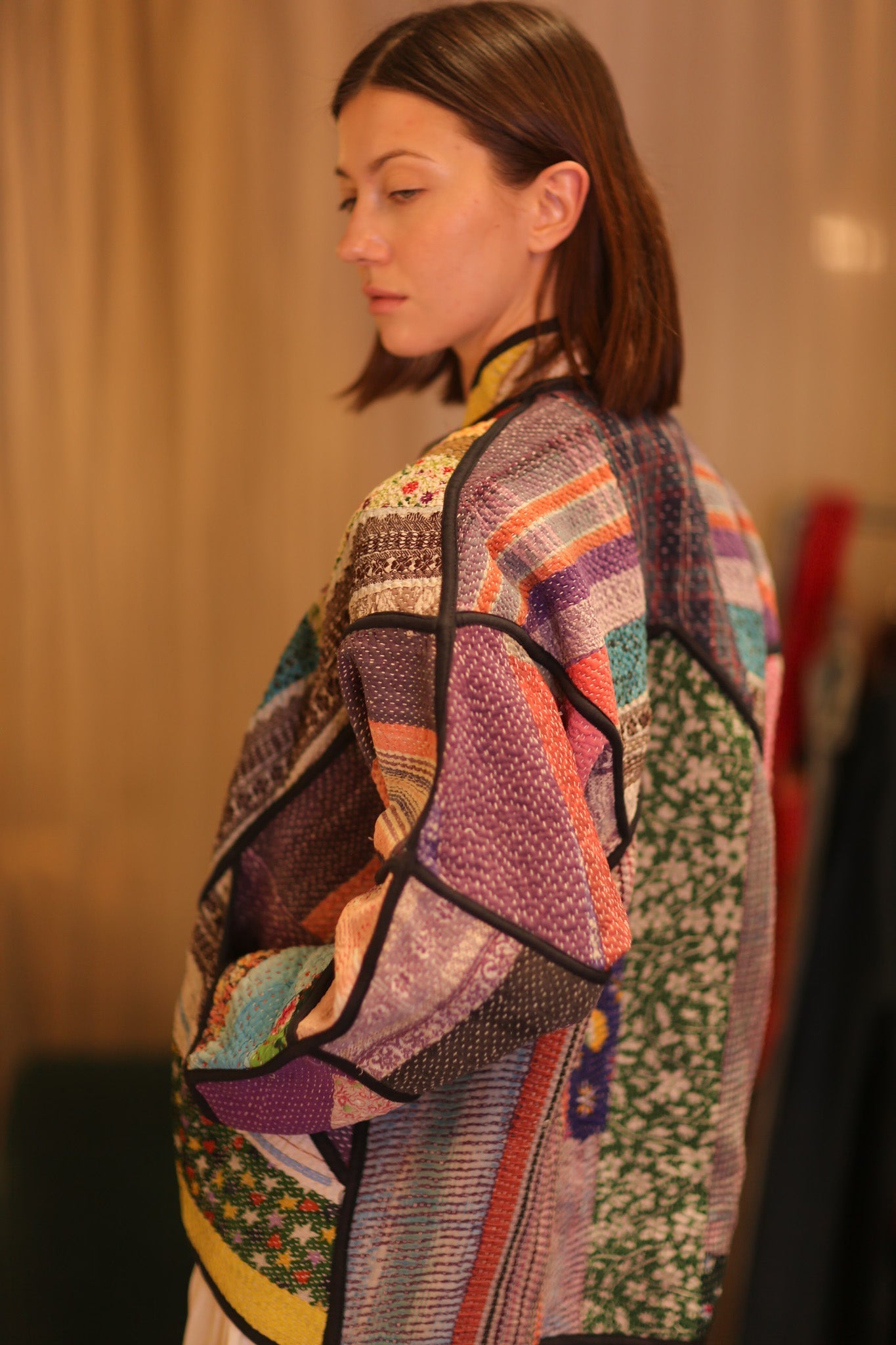 PATCHWORK PATTERN KANTHA JACKET KHAOYAI - MOMO STUDIO BERLIN - Berlin Concept Store - sustainable & ethical fashion