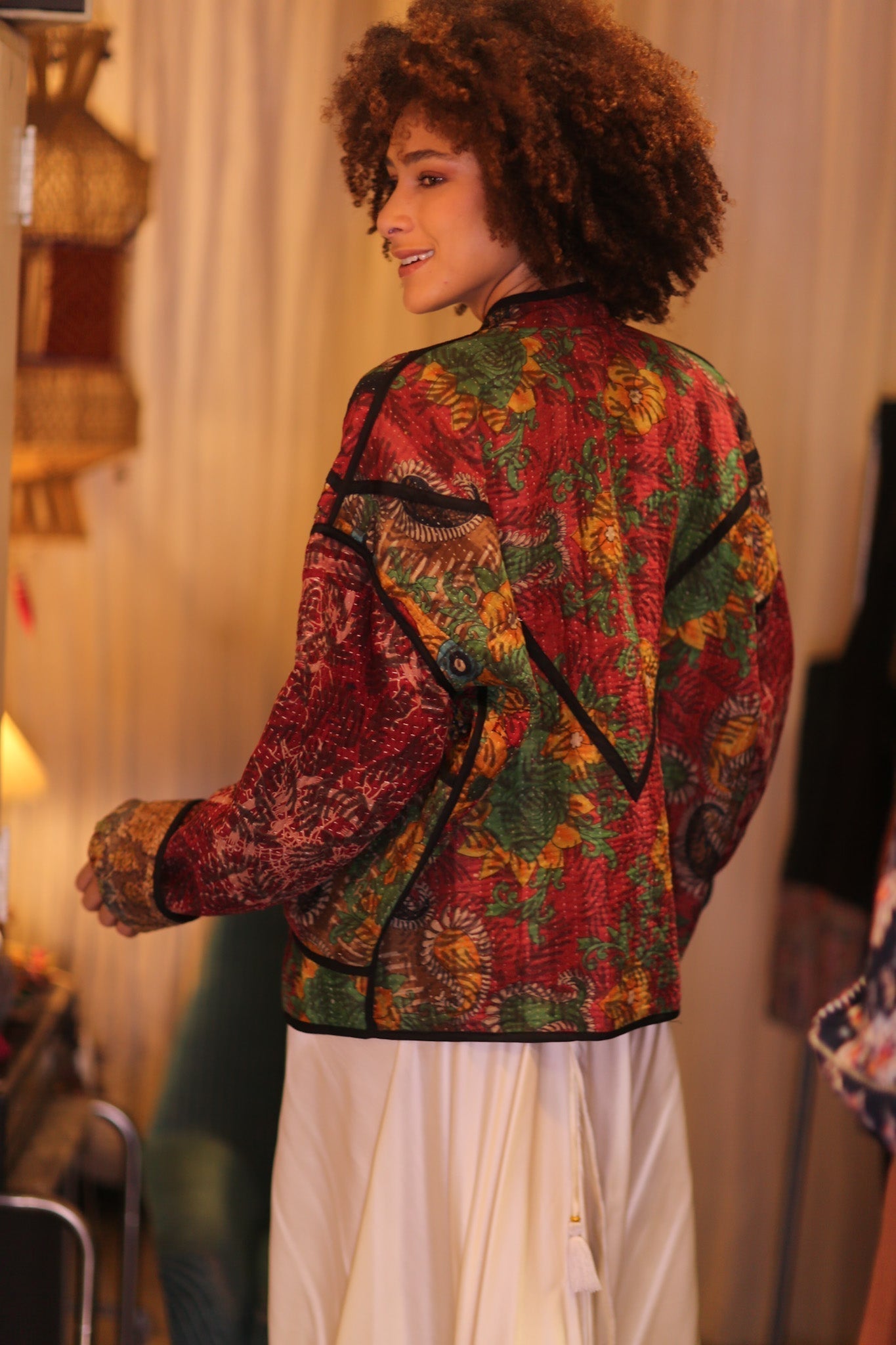 PATCHWORK PATTERN KANTHA JACKET NWEPAN - MOMO STUDIO BERLIN - Berlin Concept Store - sustainable & ethical fashion