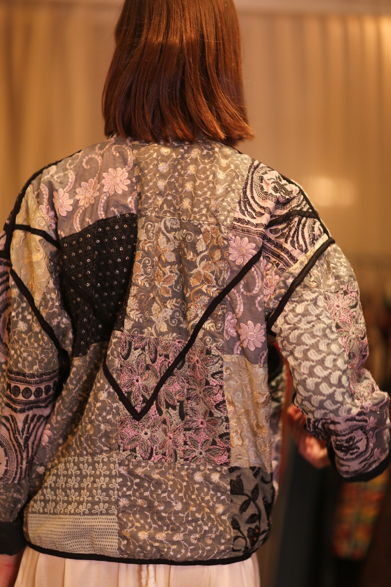 PATCHWORK PATTERN KANTHA JACKET SAKURA - MOMO STUDIO BERLIN - Berlin Concept Store - sustainable & ethical fashion