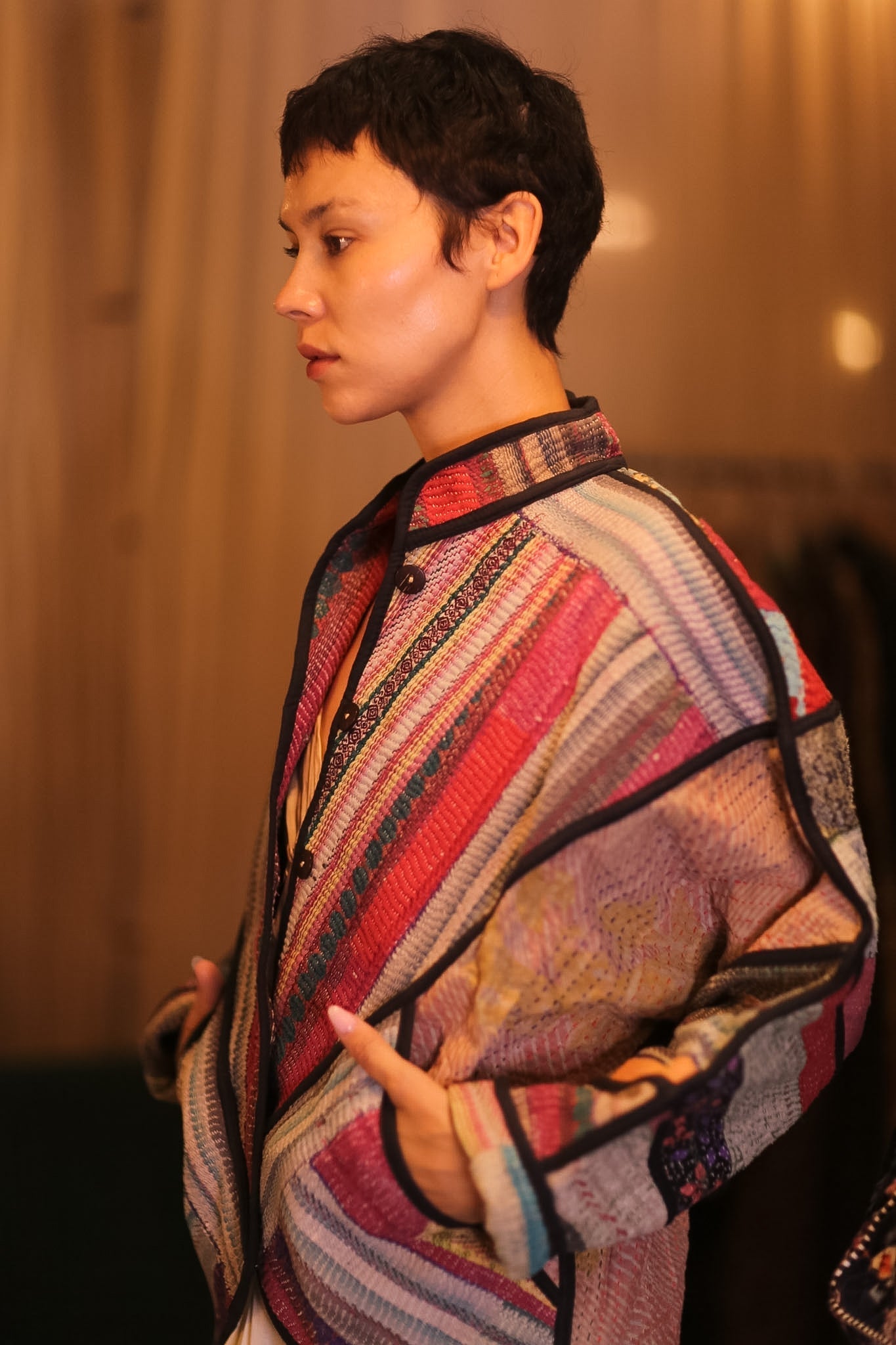 PATCHWORK PATTERN KANTHA JACKET SHUKHIN - MOMO STUDIO BERLIN - Berlin Concept Store - sustainable & ethical fashion