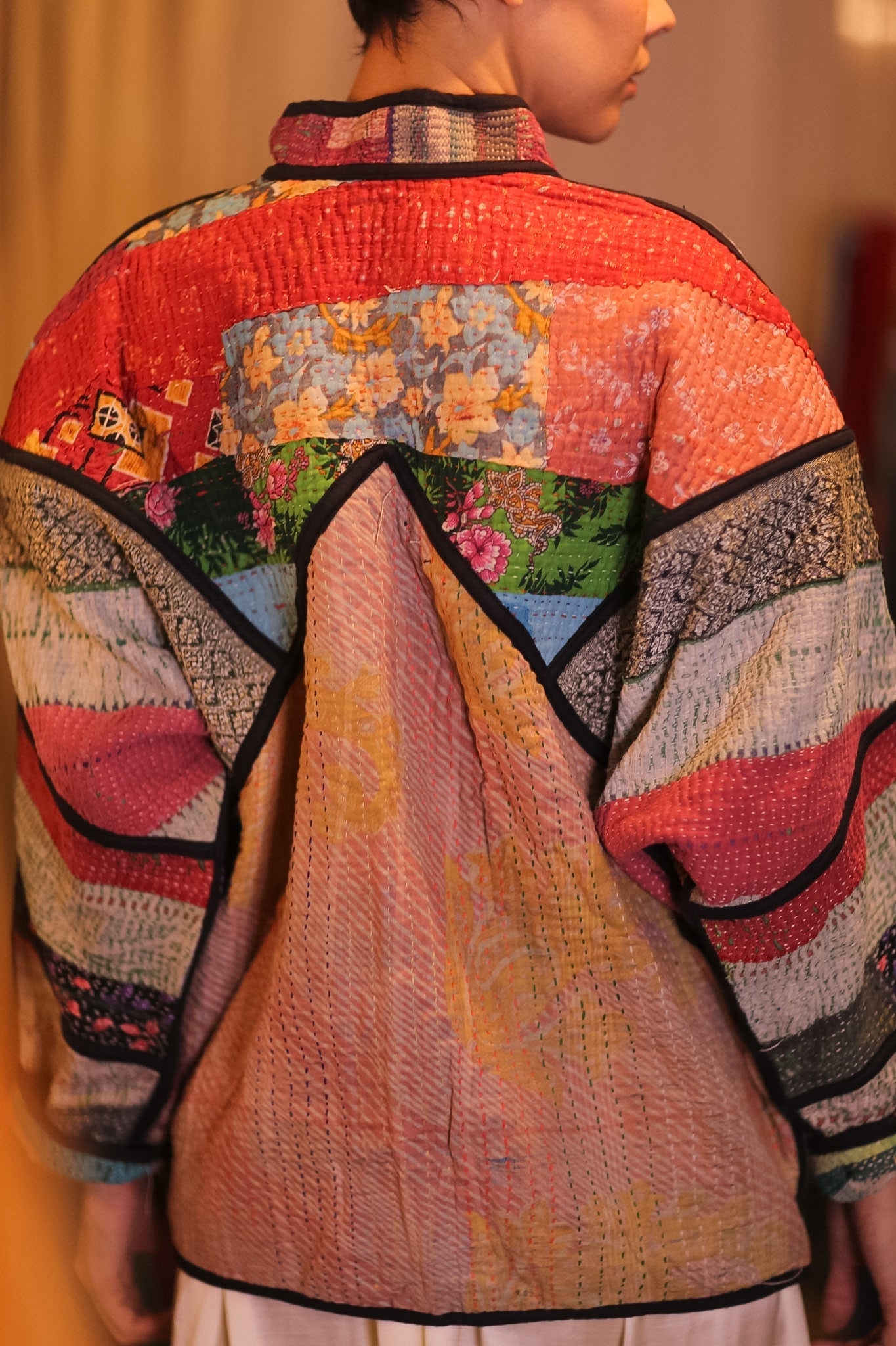 PATCHWORK PATTERN KANTHA JACKET SHUKHIN - MOMO STUDIO BERLIN - Berlin Concept Store - sustainable & ethical fashion