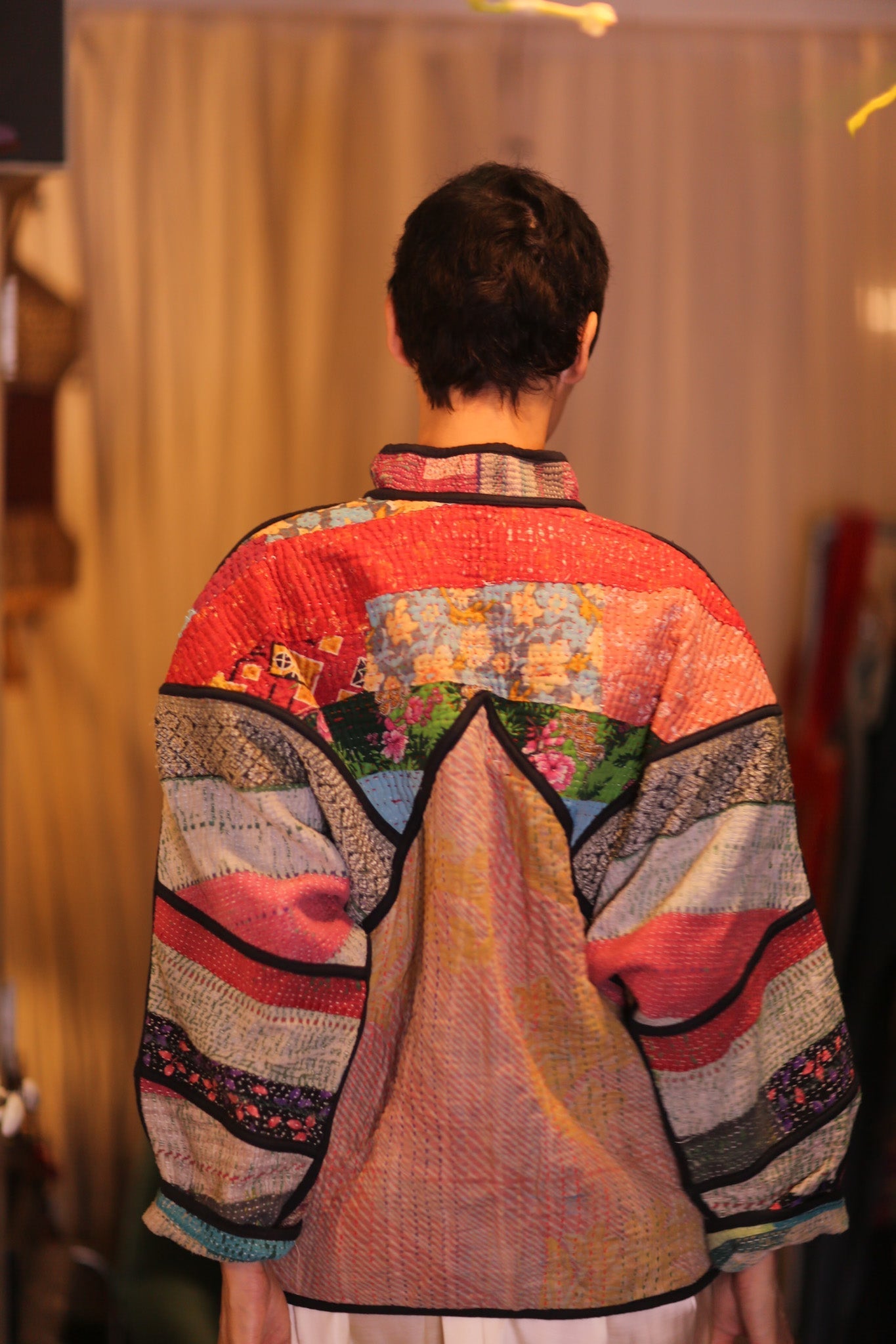 PATCHWORK PATTERN KANTHA JACKET SHUKHIN - MOMO STUDIO BERLIN - Berlin Concept Store - sustainable & ethical fashion