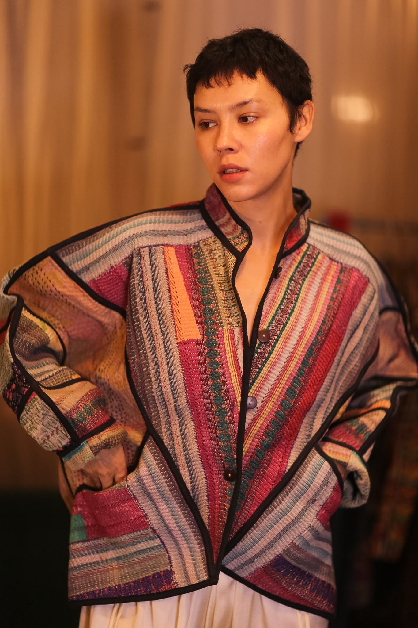 PATCHWORK PATTERN KANTHA JACKET SHUKHIN - MOMO STUDIO BERLIN - Berlin Concept Store - sustainable & ethical fashion