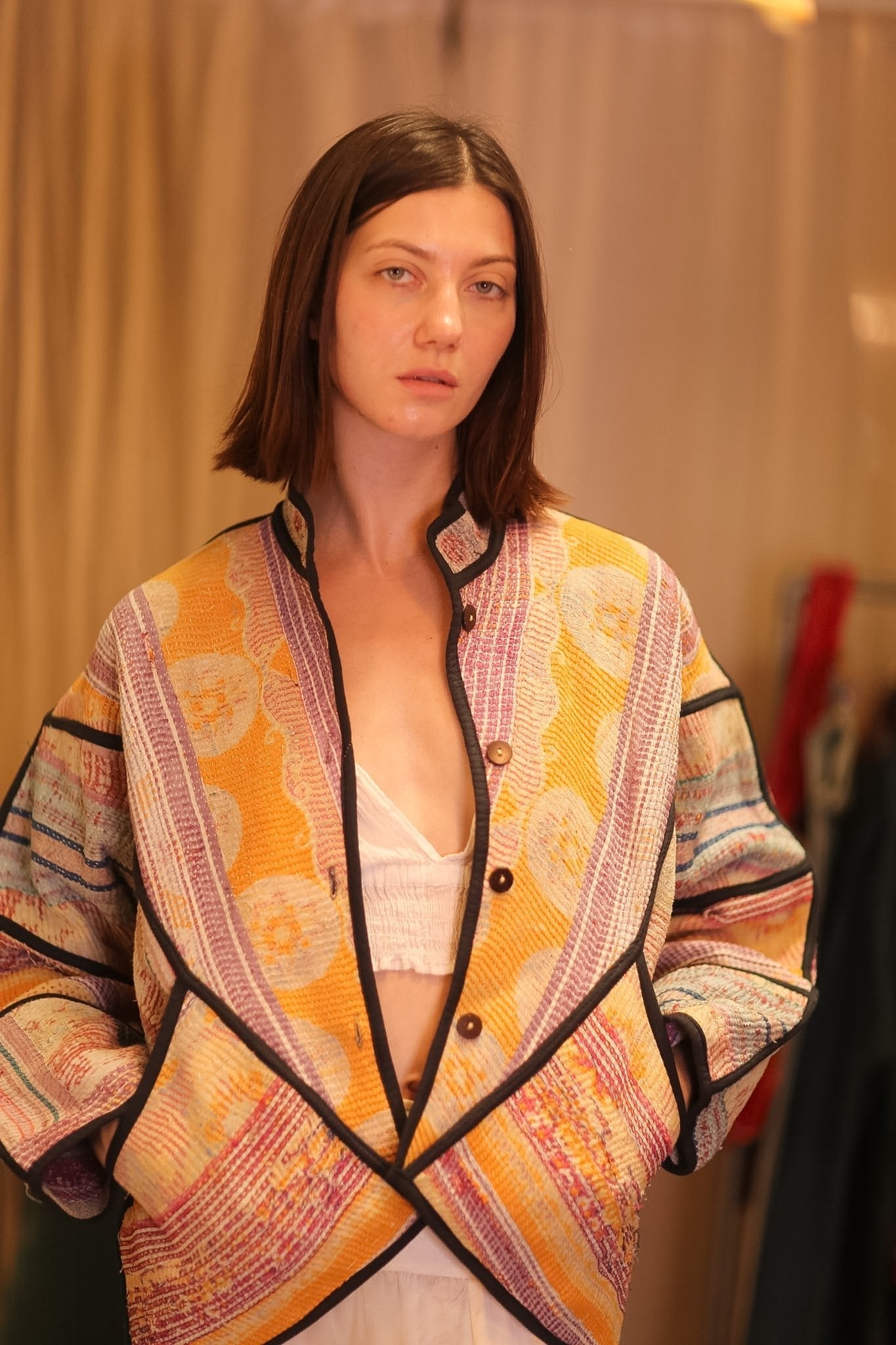 PATCHWORK PATTERN KANTHA JACKET SHWEPOE - MOMO STUDIO BERLIN - Berlin Concept Store - sustainable & ethical fashion