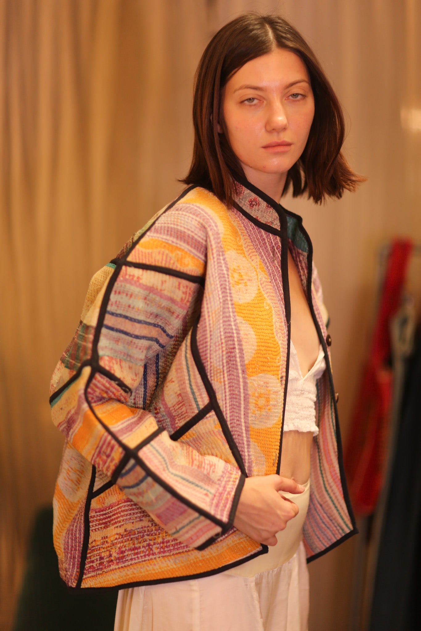 PATCHWORK PATTERN KANTHA JACKET SHWEPOE - MOMO STUDIO BERLIN - Berlin Concept Store - sustainable & ethical fashion