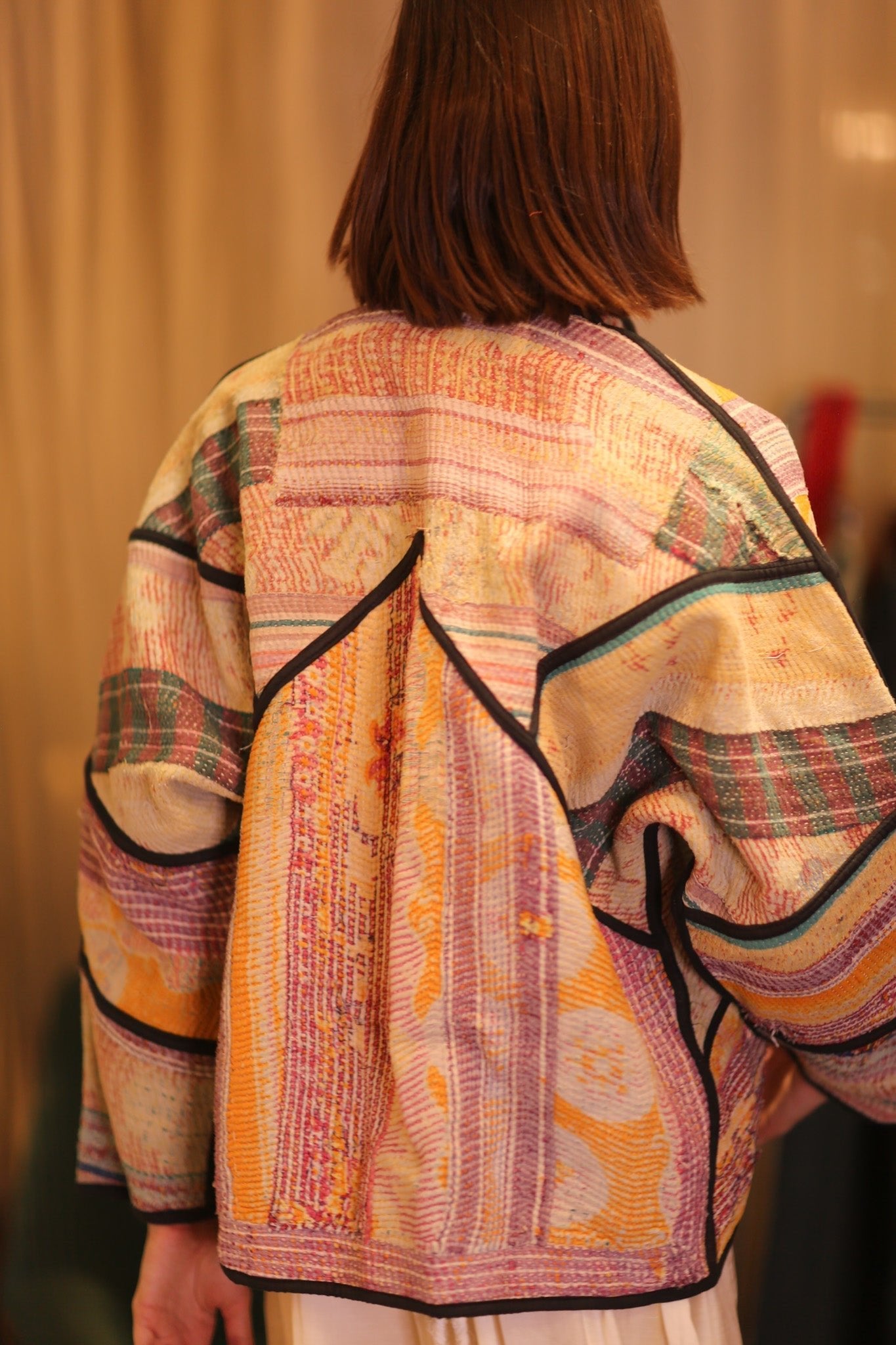 PATCHWORK PATTERN KANTHA JACKET SHWEPOE - MOMO STUDIO BERLIN - Berlin Concept Store - sustainable & ethical fashion