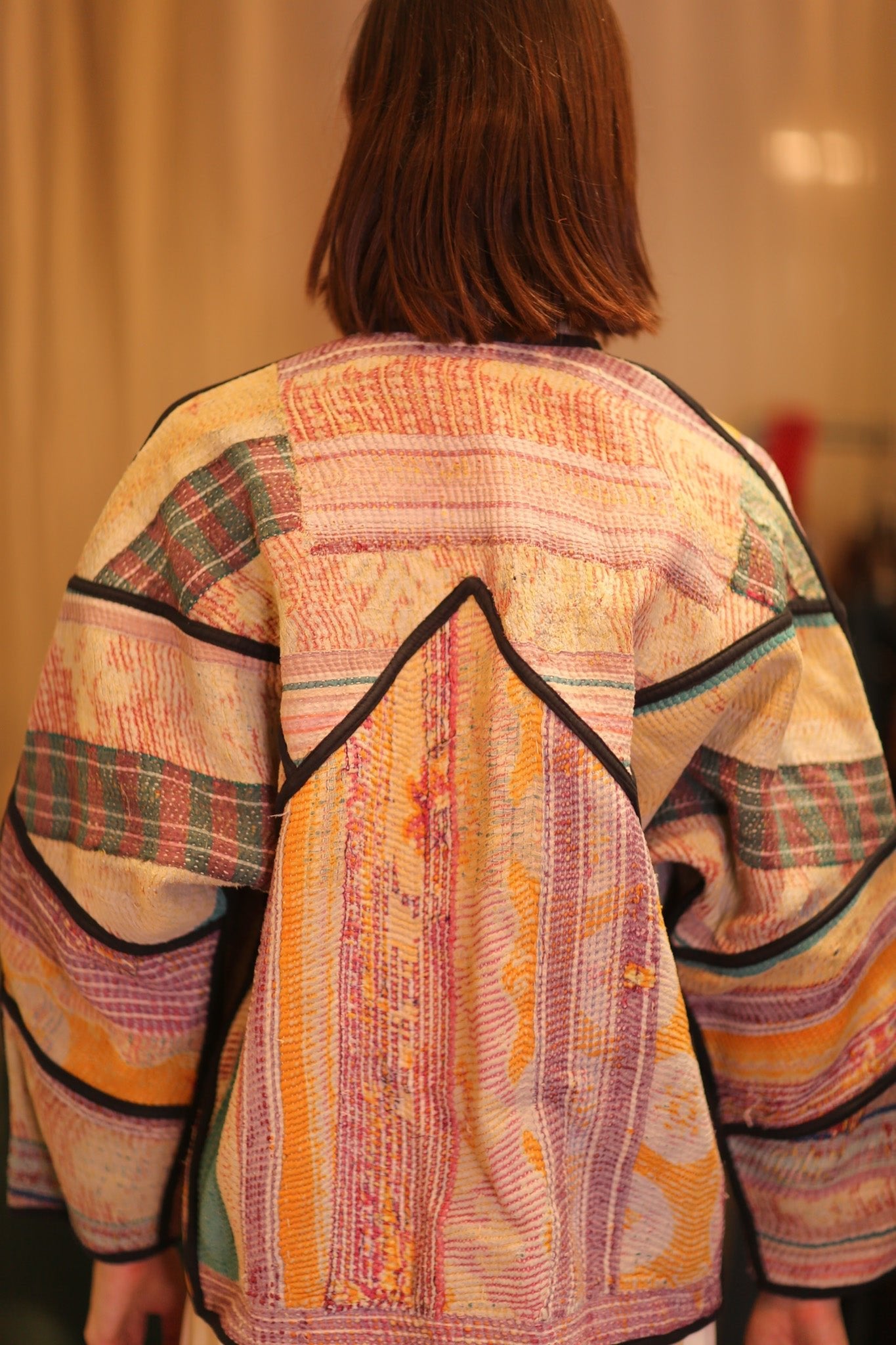 PATCHWORK PATTERN KANTHA JACKET SHWEPOE - MOMO STUDIO BERLIN - Berlin Concept Store - sustainable & ethical fashion