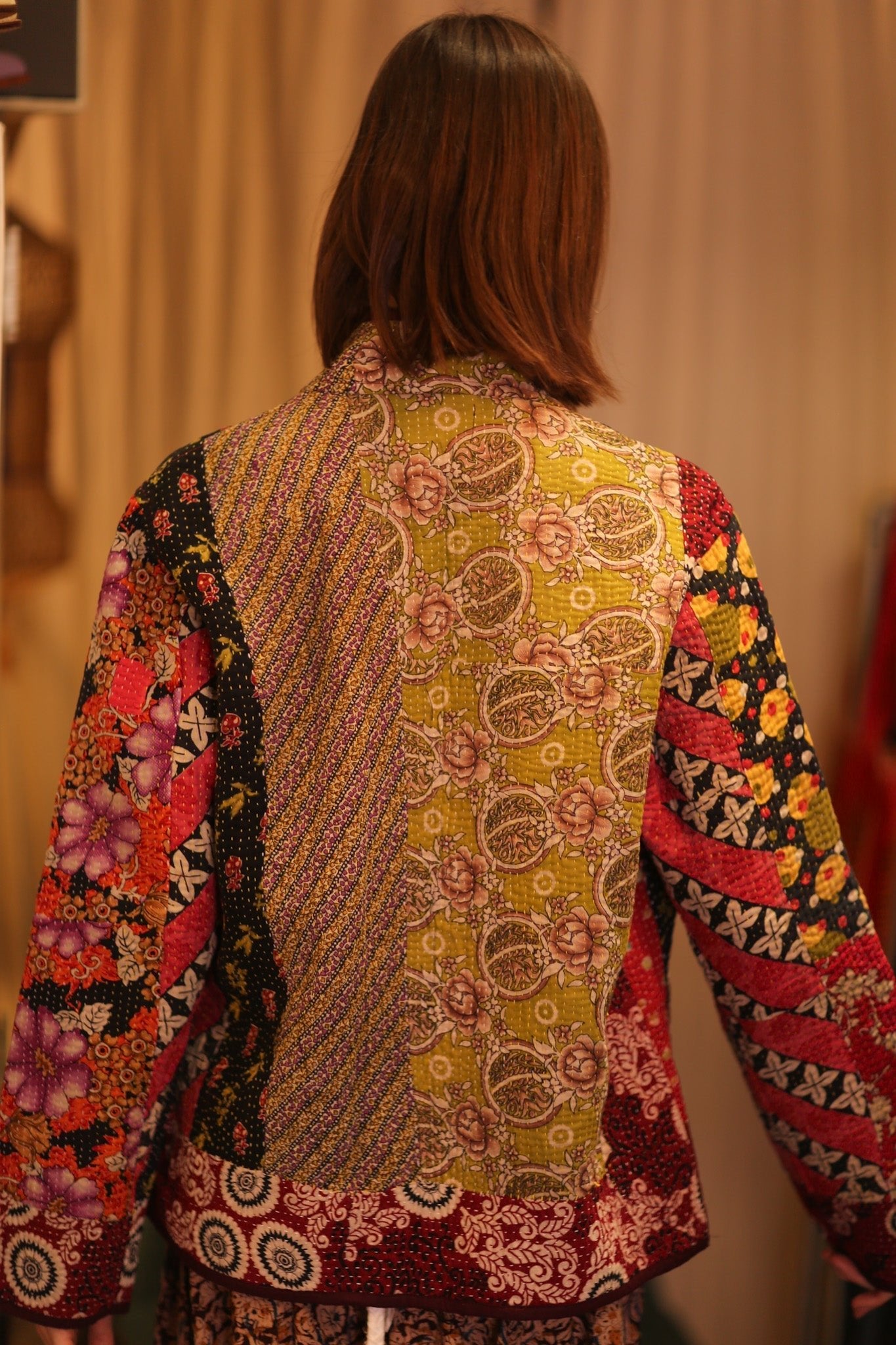 PATCHWORK PATTERN KANTHA JACKET TRIDAX - MOMO STUDIO BERLIN - Berlin Concept Store - sustainable & ethical fashion