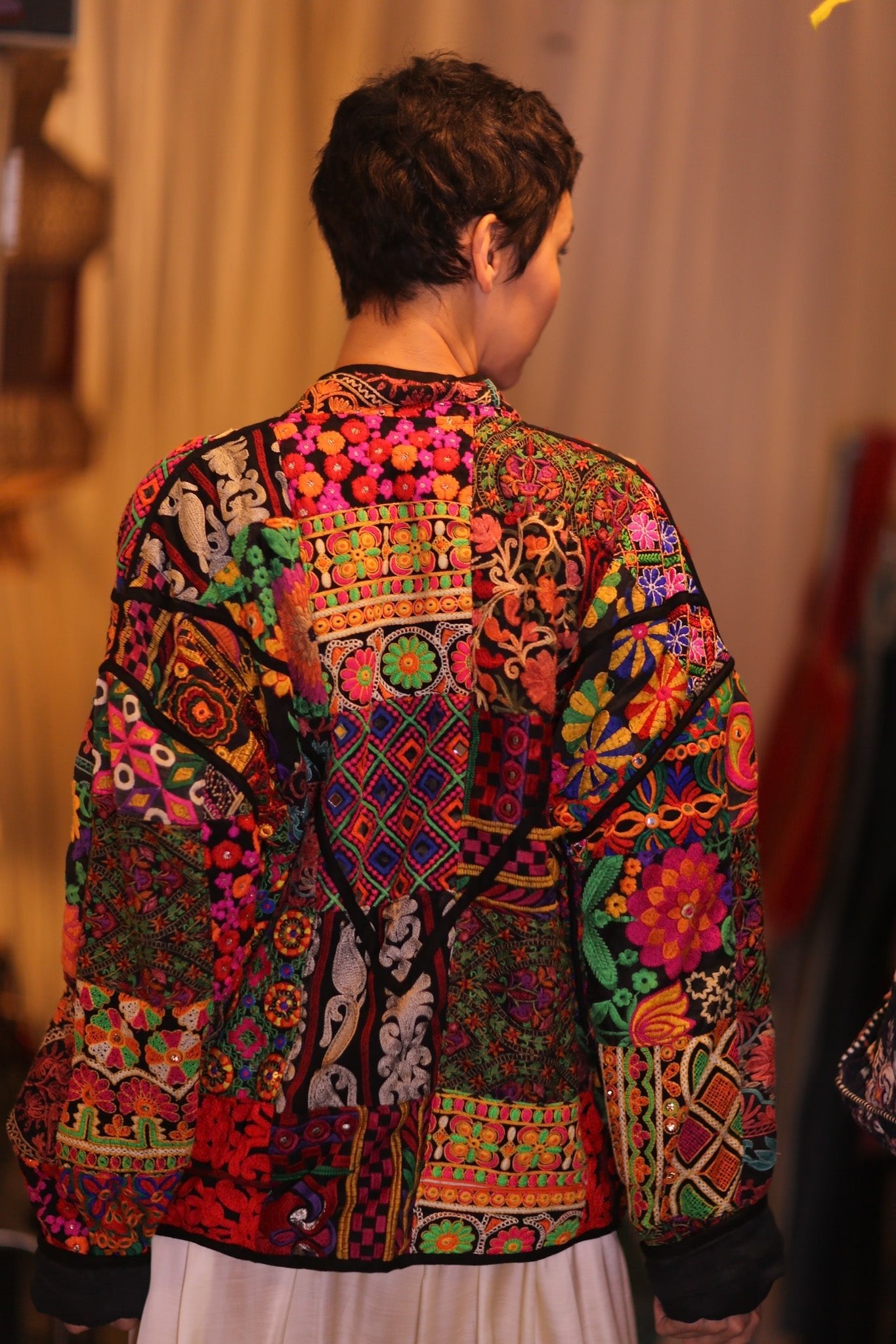 PATCHWORK PATTERN KANTHA JACKET YADANA - MOMO STUDIO BERLIN - Berlin Concept Store - sustainable & ethical fashion