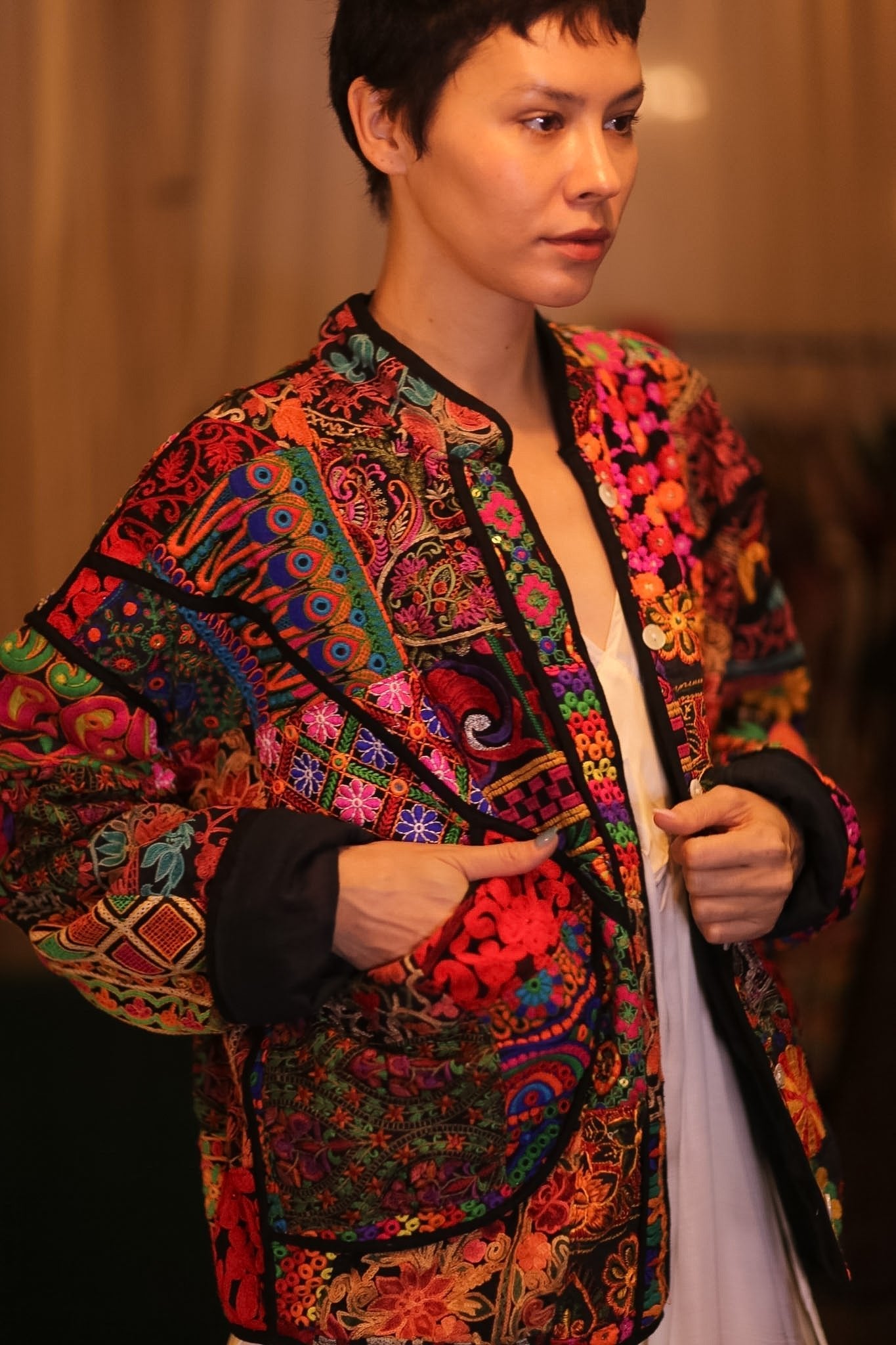 PATCHWORK PATTERN KANTHA JACKET YADANA - MOMO STUDIO BERLIN - Berlin Concept Store - sustainable & ethical fashion