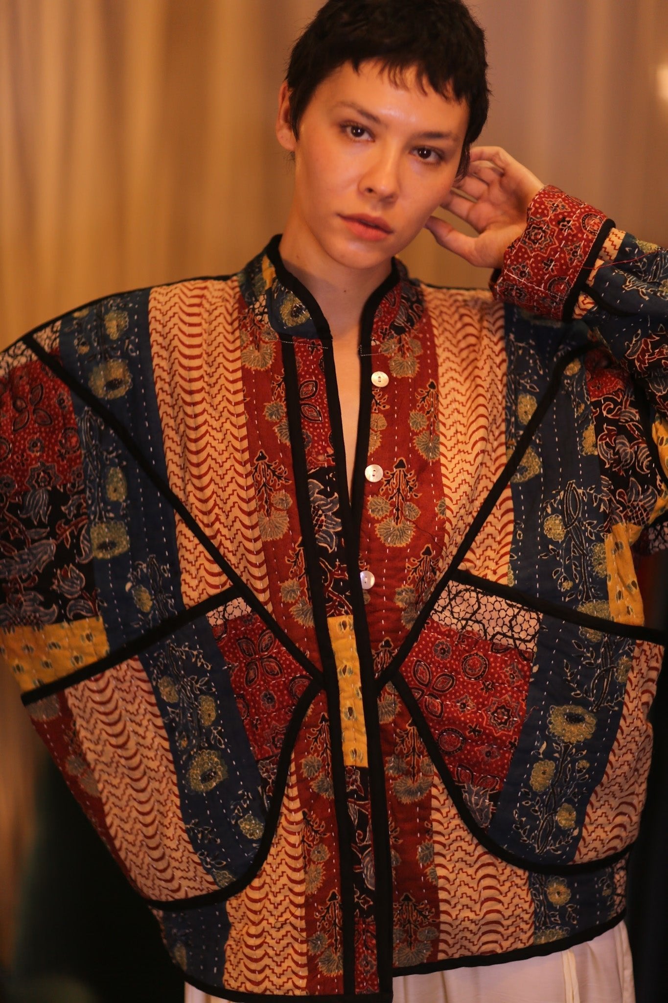 PATCHWORK PATTERN KANTHA JACKET YEI - MOMO STUDIO BERLIN - Berlin Concept Store - sustainable & ethical fashion